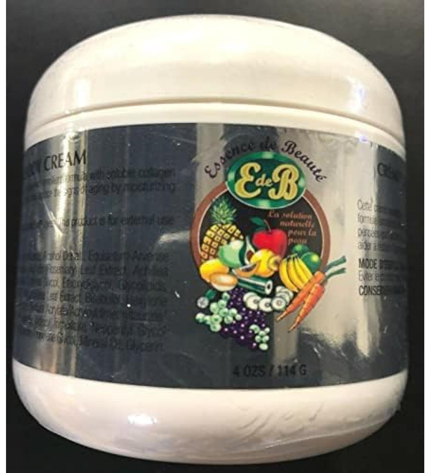 Essence de Beaute Face and Body Vitamin E Collagen Moisturing Cream 4oz