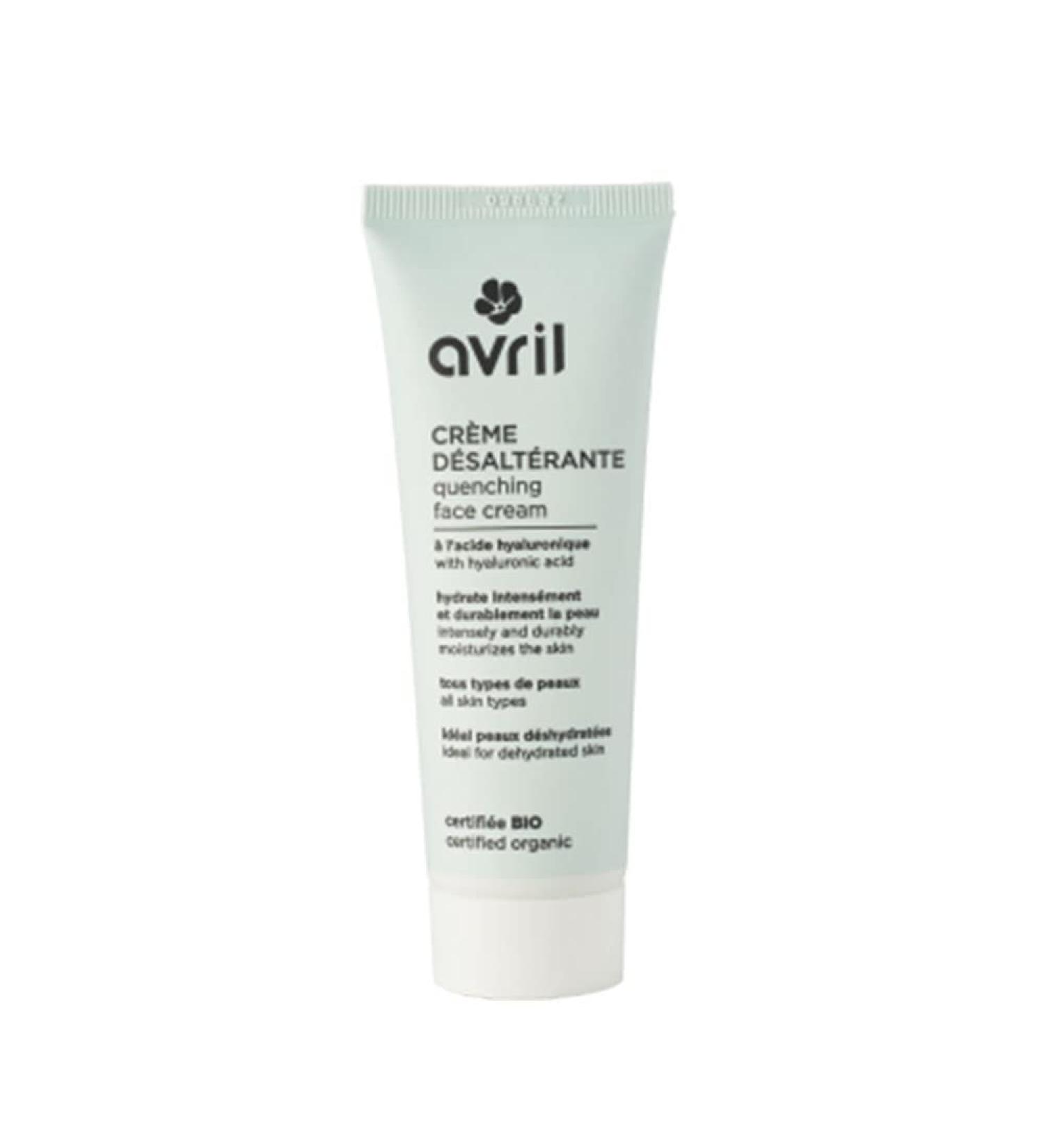 Avril Thirst Quenching Cream 50 ml - Certified Organic