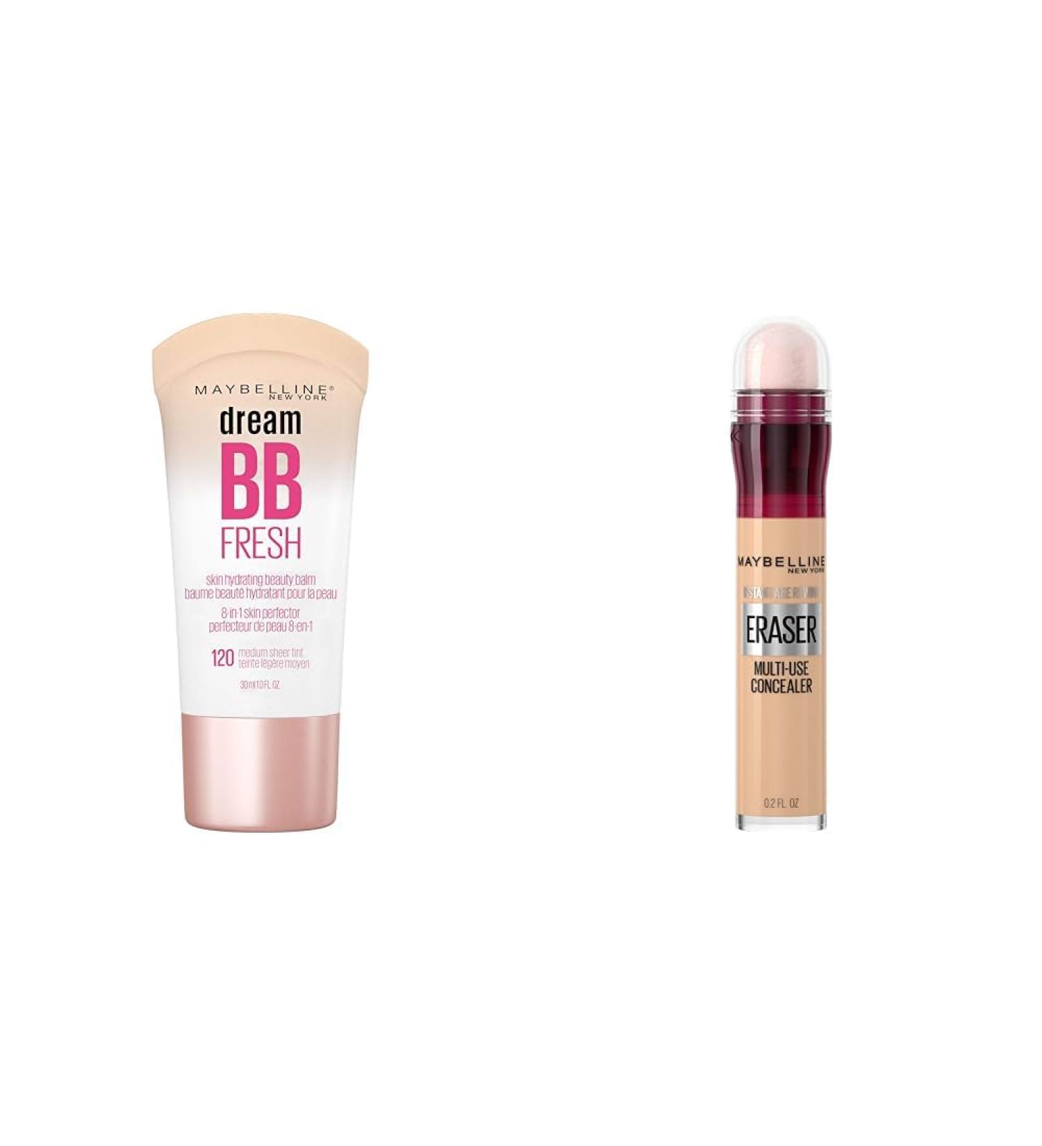 Maybelline Dream Fresh Skin Hydrating BB cream & New York Multi-Use Concealer and Contour Product - Buy Online on GoSupps.com