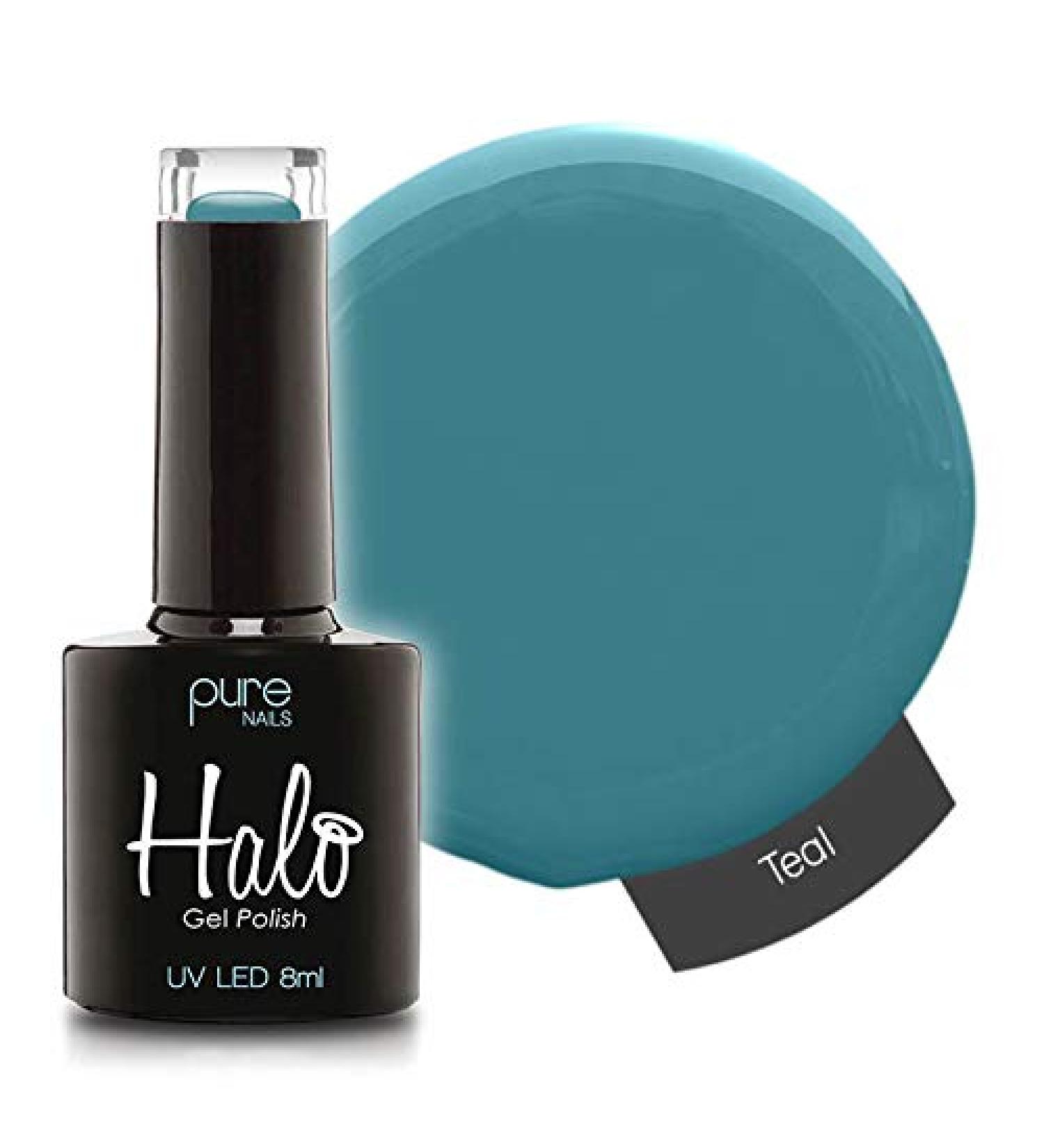 Halo Gel Polish *Full Range 8ml* **CHOOSE YOUR COLOUR(S)** (Teal N2854) Teal N2854 8 ml (Pack of 1)