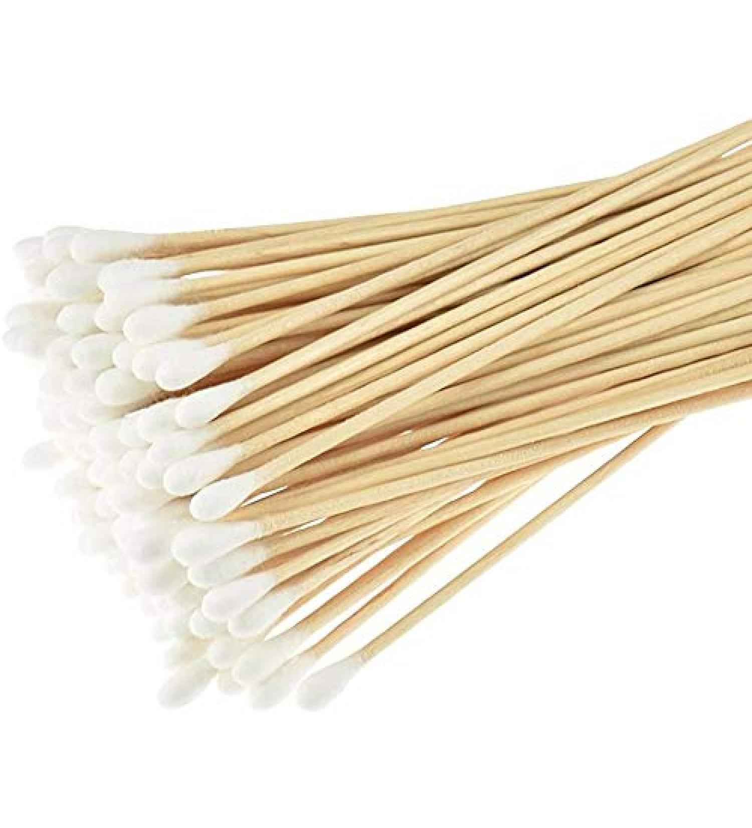 Buy Cotton Lace Swab Buds - Pack of 4 (400 PCs) | Wooden Handle Cosmetic & Cleaning Tool for Makeup Removal & Wound Care - Buy Online on GoSupps.com
