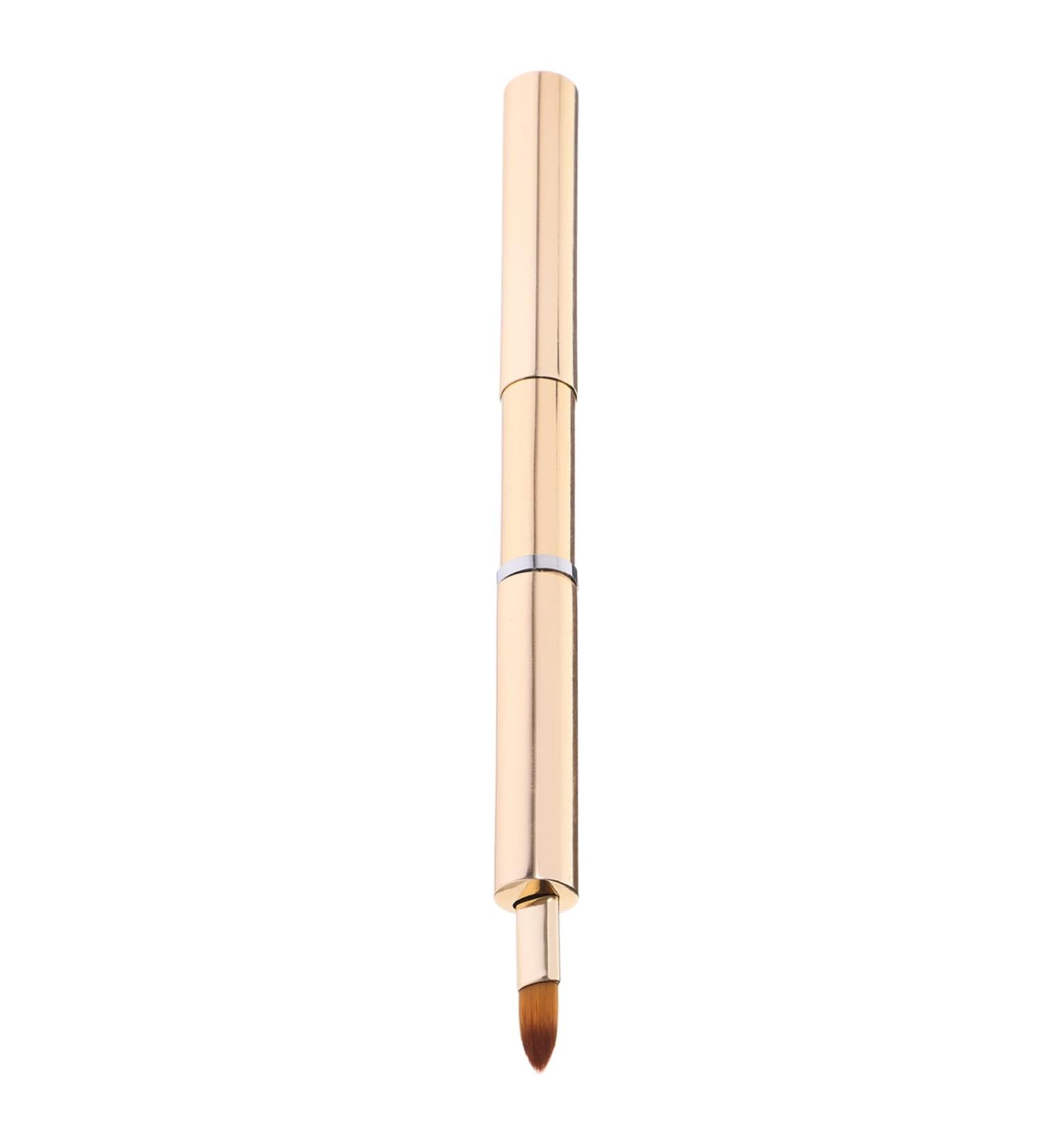 Didiseaon Lip Balm & Makeup Brush Tool - Gold Aluminum Lip Brush for Women | Smudge Stick & Applicator | Beauty Accessories - Buy Online on GoSupps.com