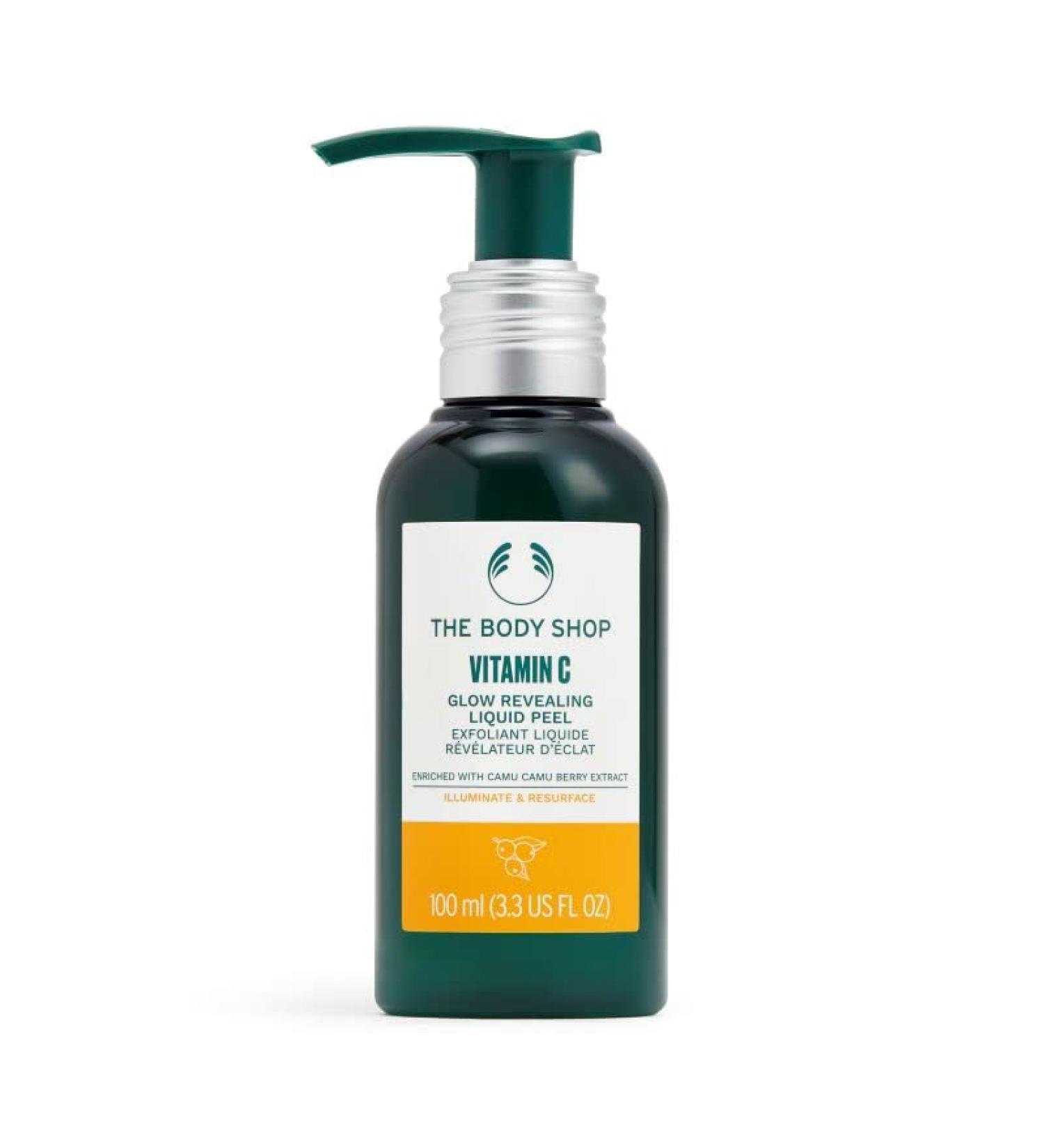 The Body Shop Vitamin C Liquid Peel 3.3 Fl Oz - Clear & Glow-Revealing - Buy Online on GoSupps.com