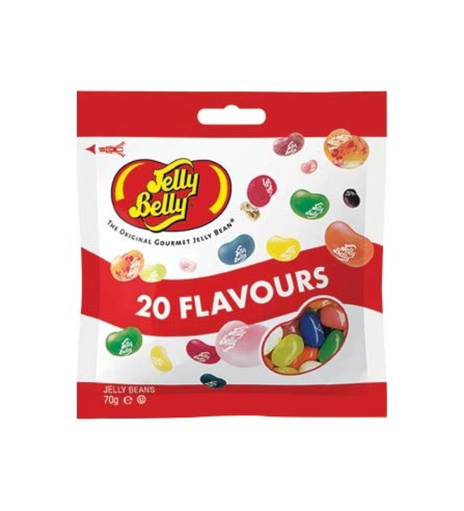 Jelly Belly Jelly Belly 20 sachets of different flavours 70g x 12cm