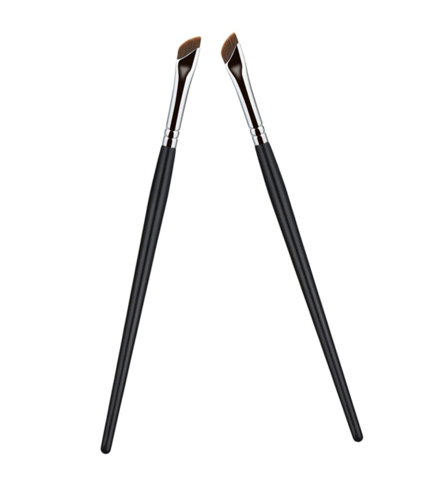Beavorty Eye Makeup 2pcs Eyebrow Brush Angled Eyebrow Brush Flat Eyeliner Brush Angled Eyeliner Brush Eye Liner Brush - Buy Online on GoSupps.com