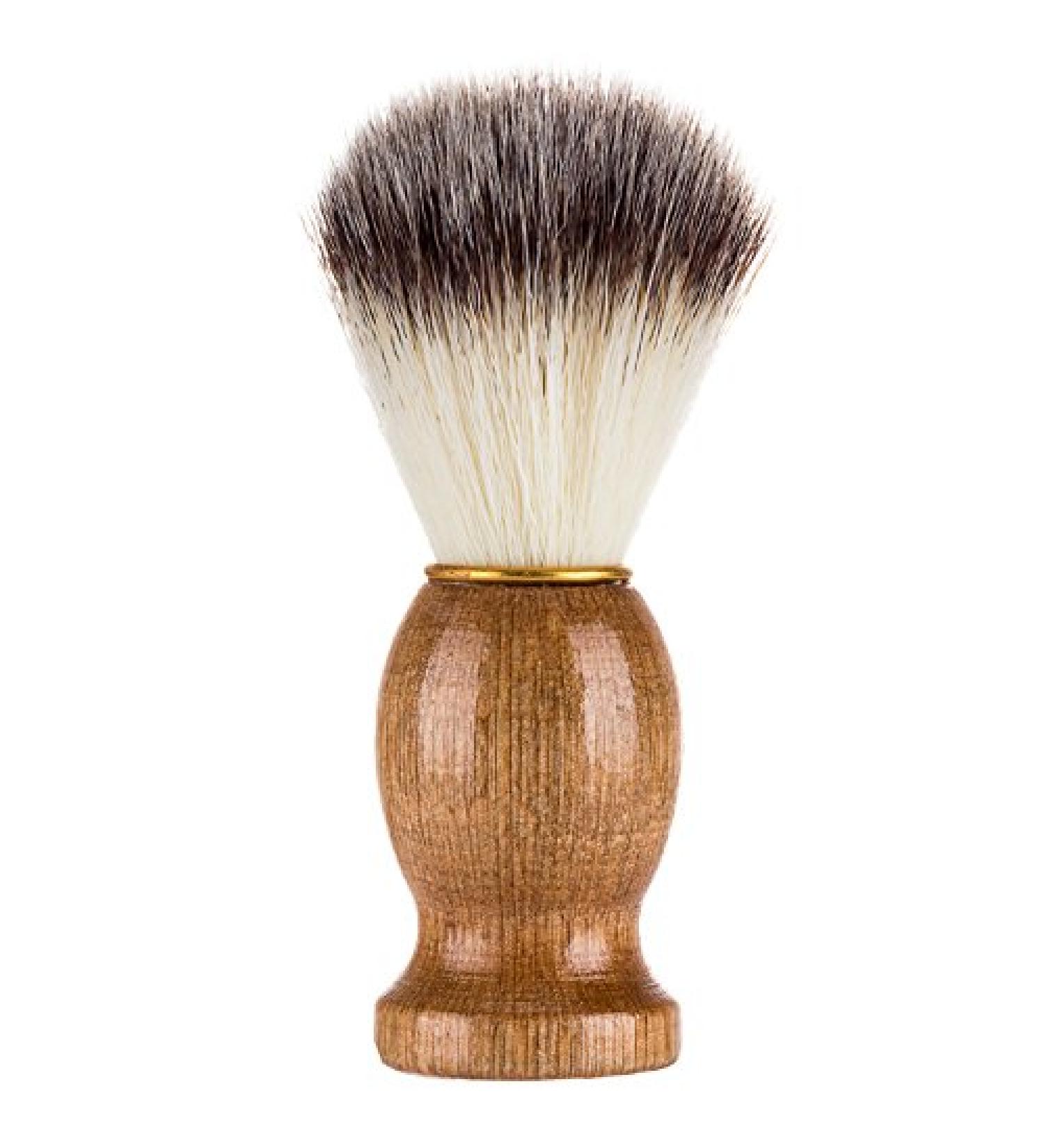 Zalati Soft Badger Hair Shaving Brush for Men - Premium Wooden Handle for Wet Shaving | International Shipping Available - Buy Online on GoSupps.com