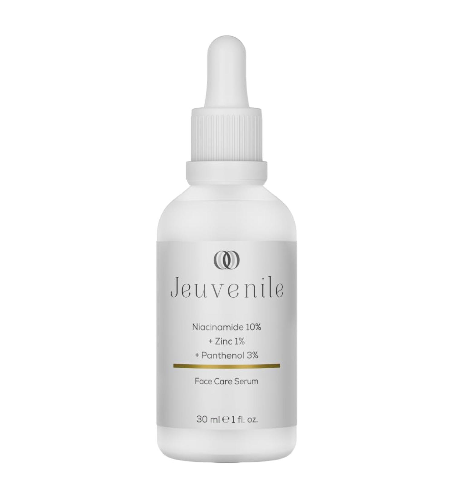 Jeuvenile Face Care Niacinamide Acid Serum Restores Balance Vitamin B3 skincare Radiant complexion Paraben-free for All Skin Types 30ml - Buy Online on GoSupps.com