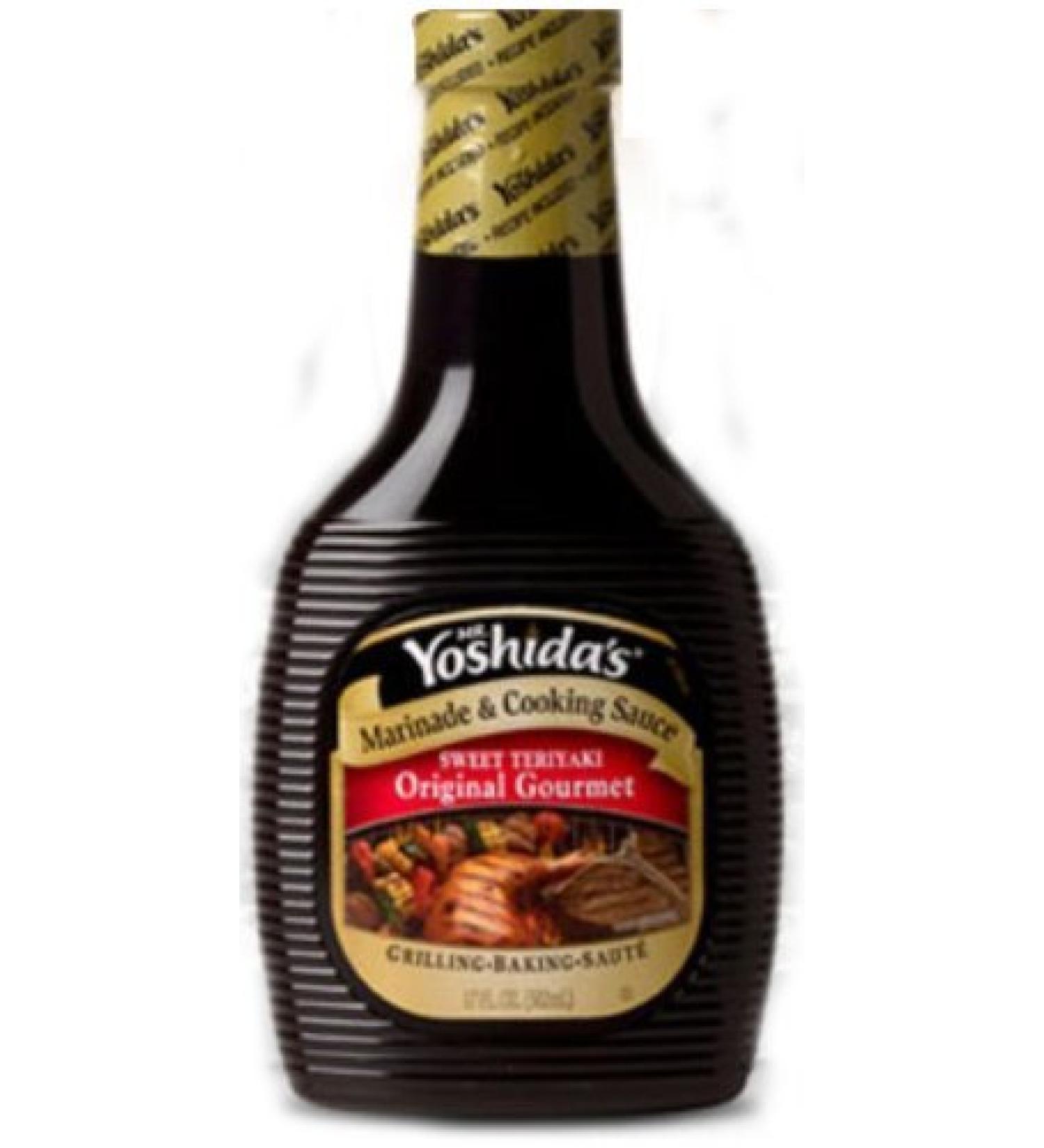 (Pack of 5) Mr. Yoshida's Original Gourmet Sweet Teriyaki Sauce 17 oz ea
