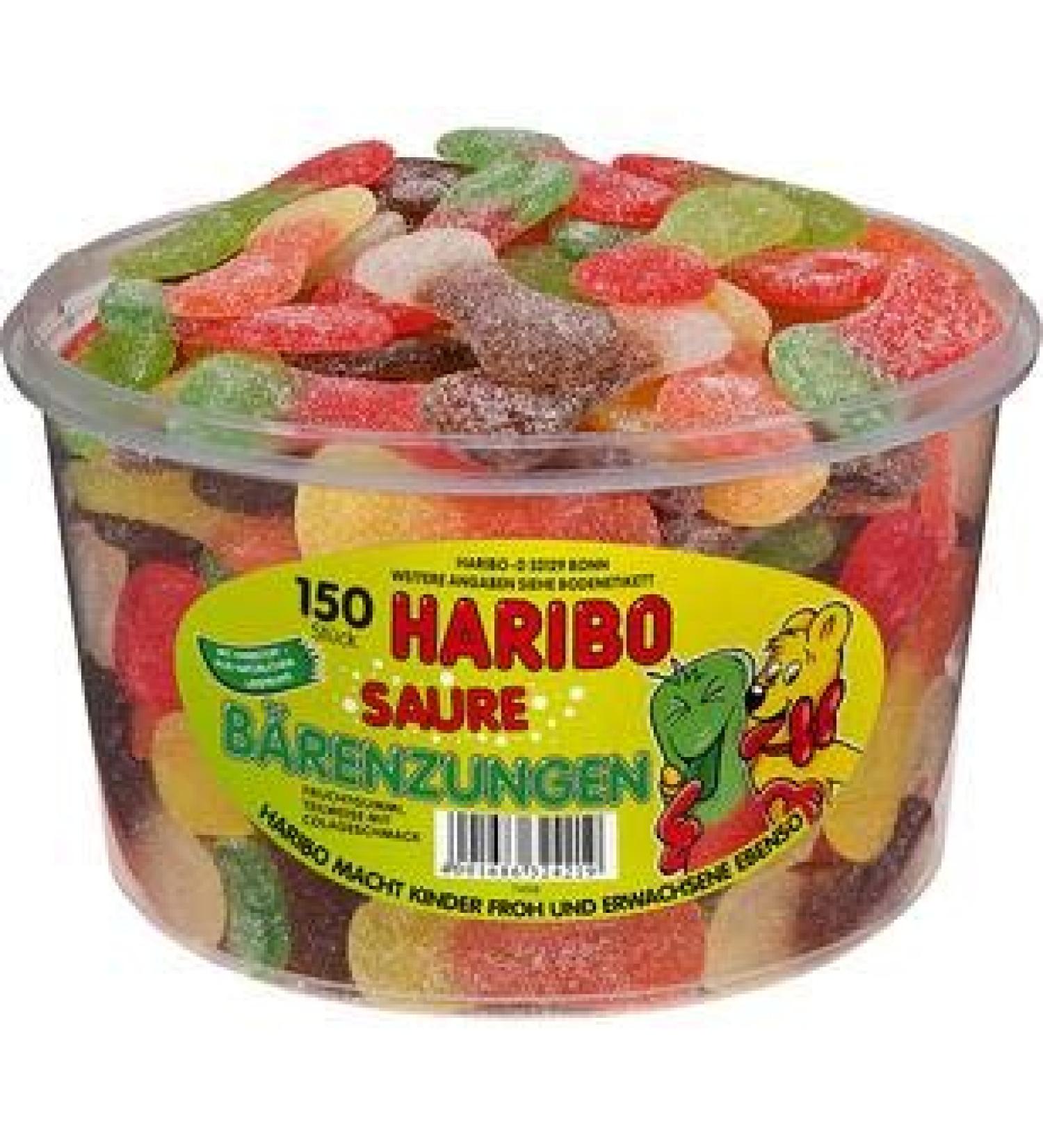 Haribo Bear Tongues 1 x 1350 g 1.35 kg (1 pack)