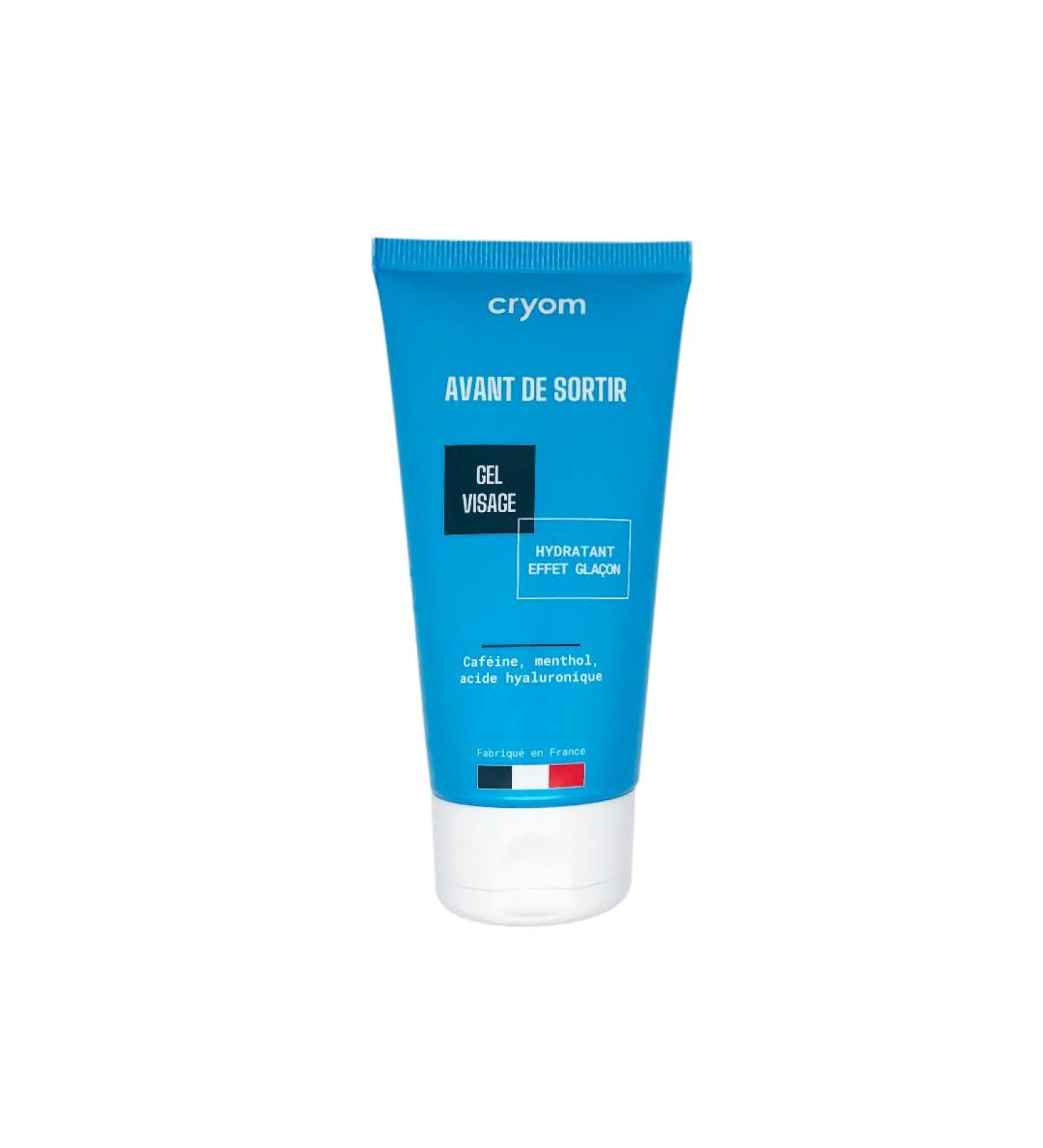 CRYOM - Cryo-active moisturizing face gel BEFORE GOING OUT 75 ml tube cosmetics for men - Buy Online on GoSupps.com
