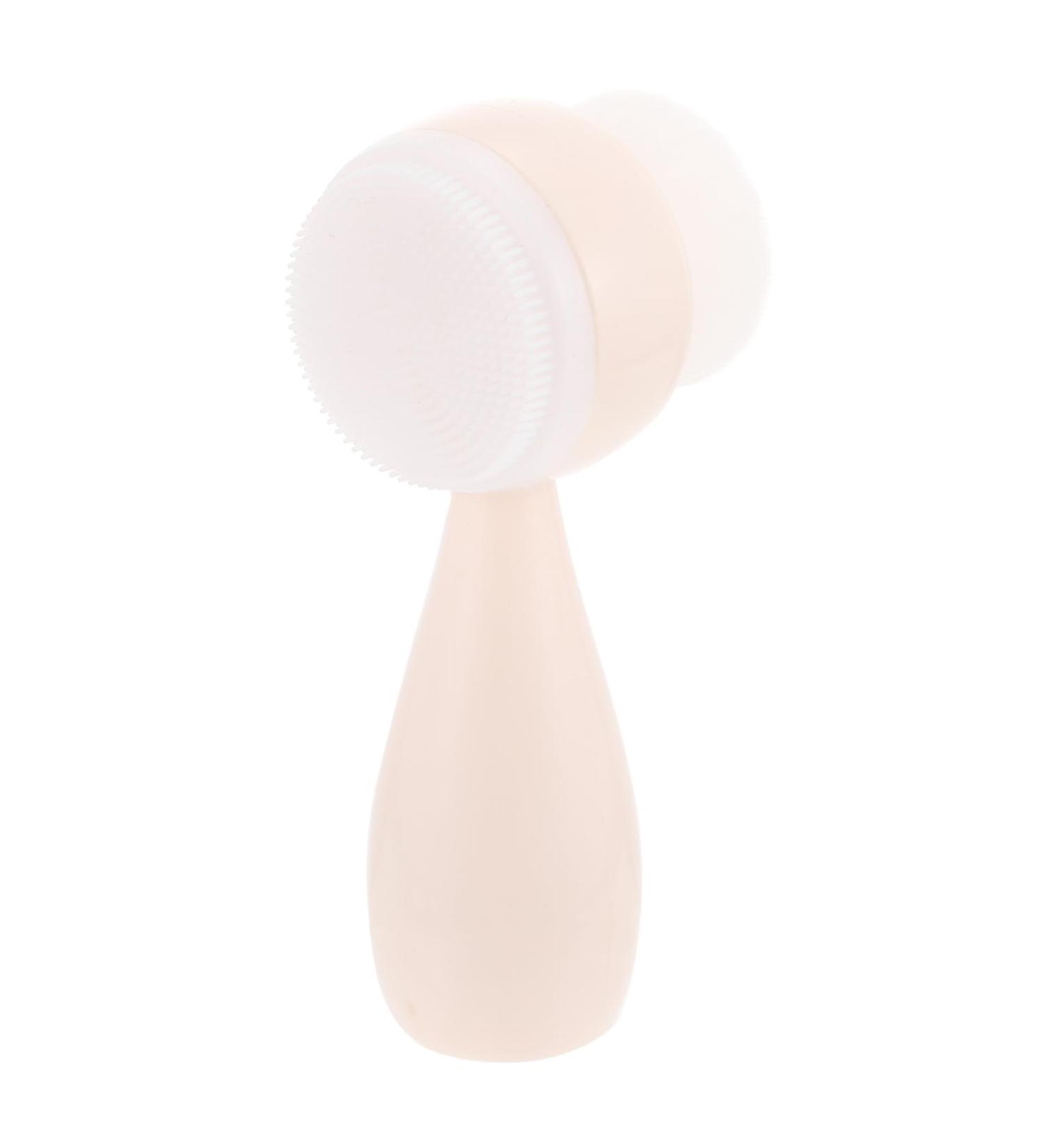 DOITOOL Silicone Face Brush Multi-function Facial Brush Cleaning Accessories Spa Accessories Face Cleansing Tool Multifunctional Cleaning Brush Fiber Pore Manual Silica Gel White Detergent 12x4.5cm White - Buy Online on GoSupps.com