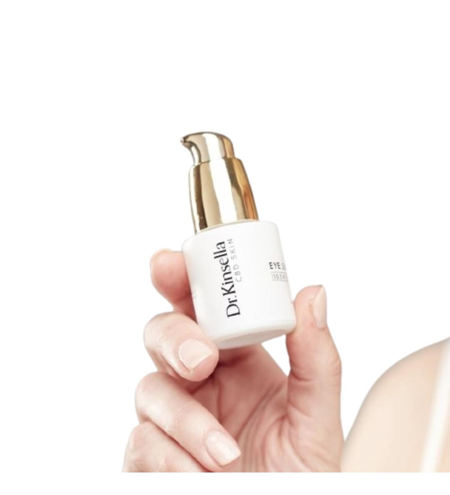 Dr. Kinsella Eye Serum Anti-Ageing Eye Cream for Dark Circles Puffiness & Eye Bags Infused with Hyaluronic Acid Vitamin C & Caffeine for Brighter Youthful Eyes - Buy Online on GoSupps.com