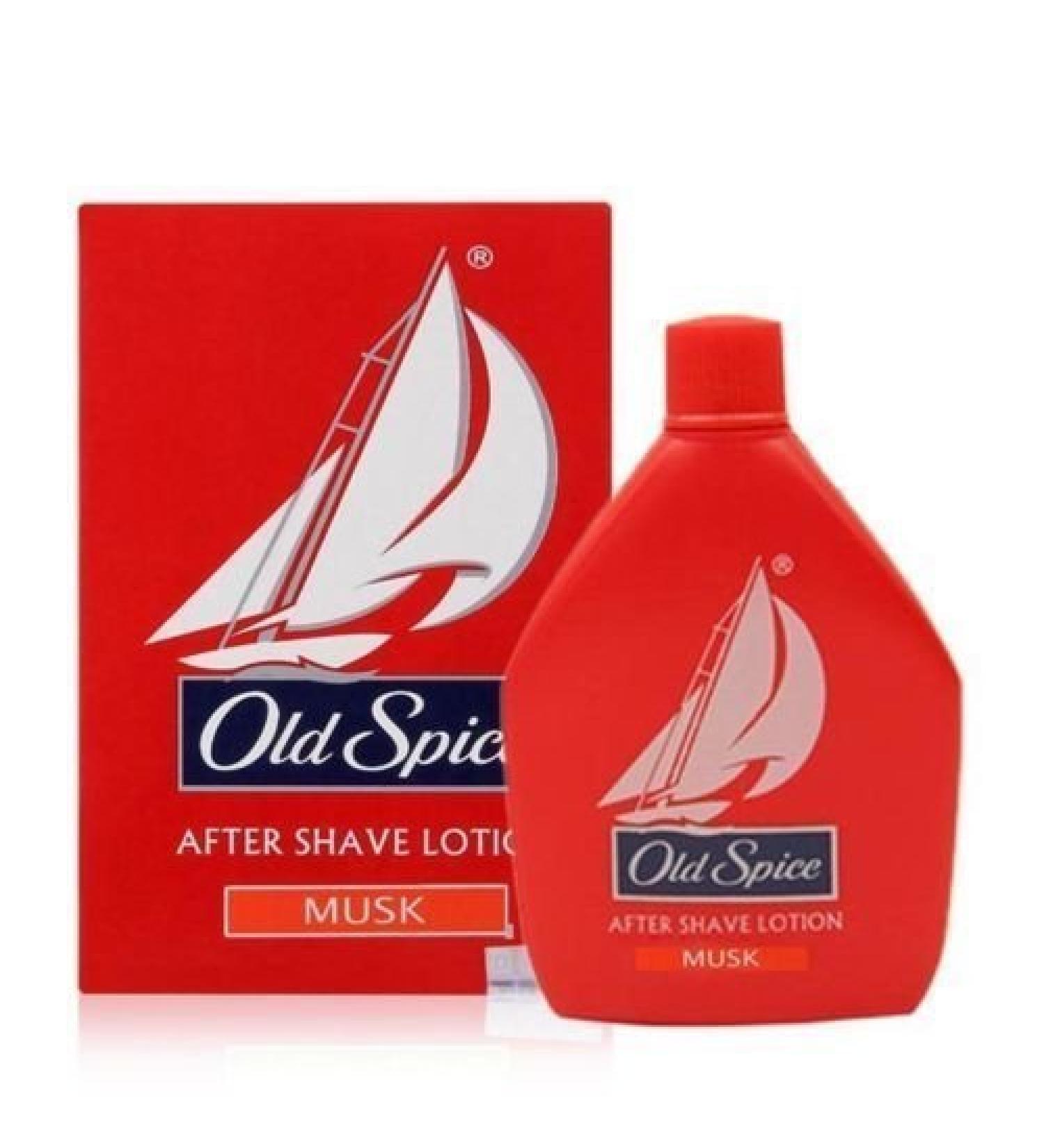 2 X Old Spice After Shave Lotion - Musk - 100 Ml X 2 Net. 200ml