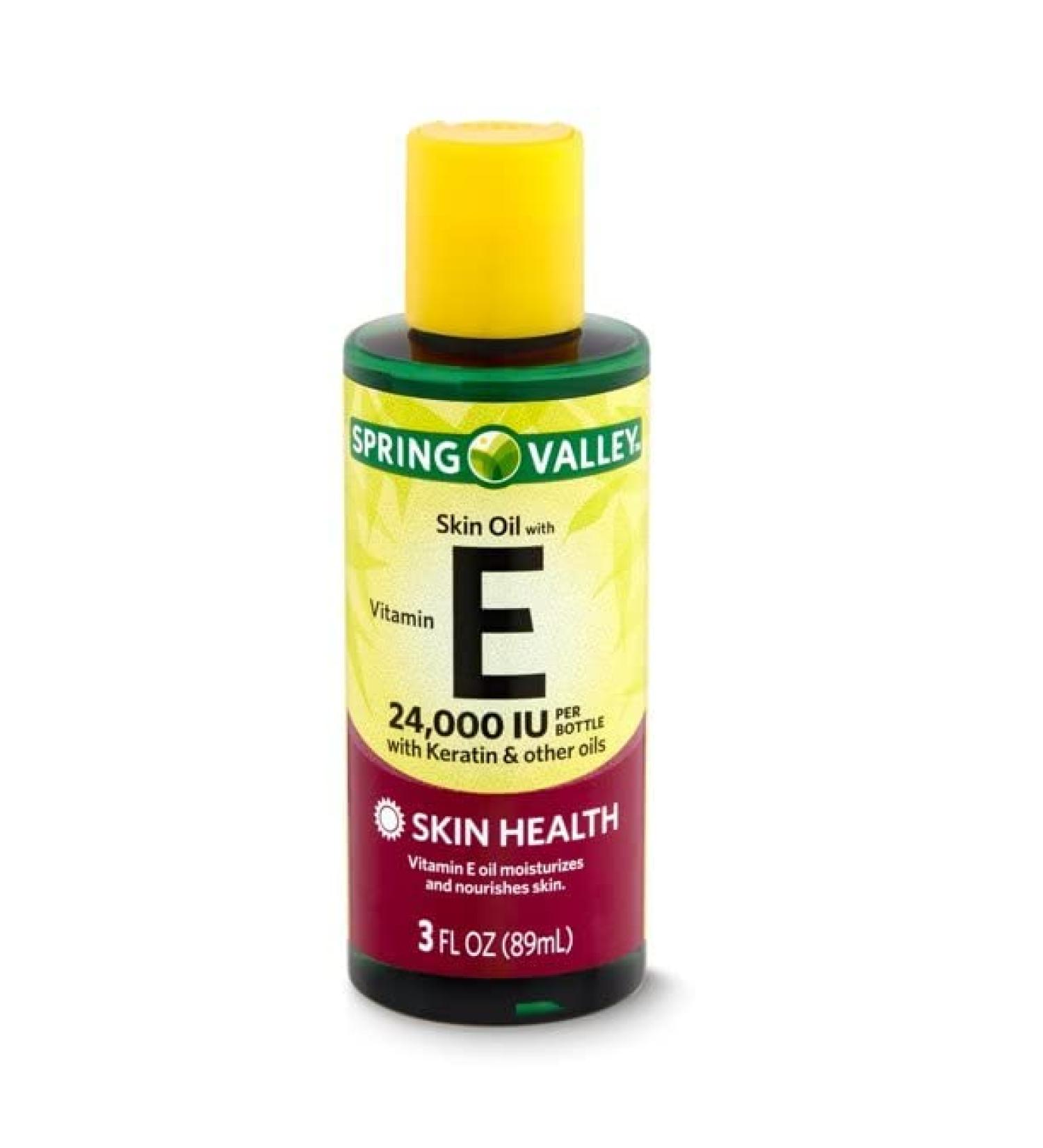 Anexa Spring Valley Vitamin E Skin Oil 24,000 IU - 3 fl oz | Moisturizing Facial Oil - Buy Online on GoSupps.com