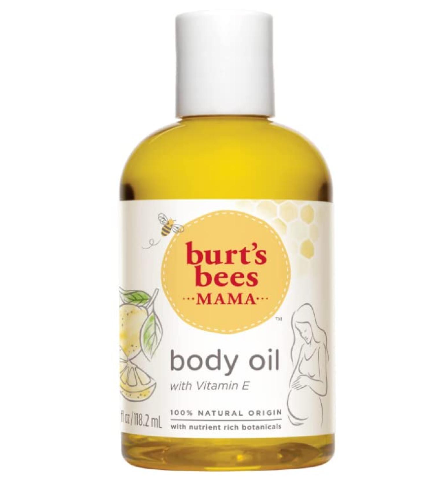Burt's Bees Mama Bee Nourishing Oil 4 Fl Oz - Pack of 3 | With Vitamin E | Pregnancy Skincare Essential - Buy Online on GoSupps.com