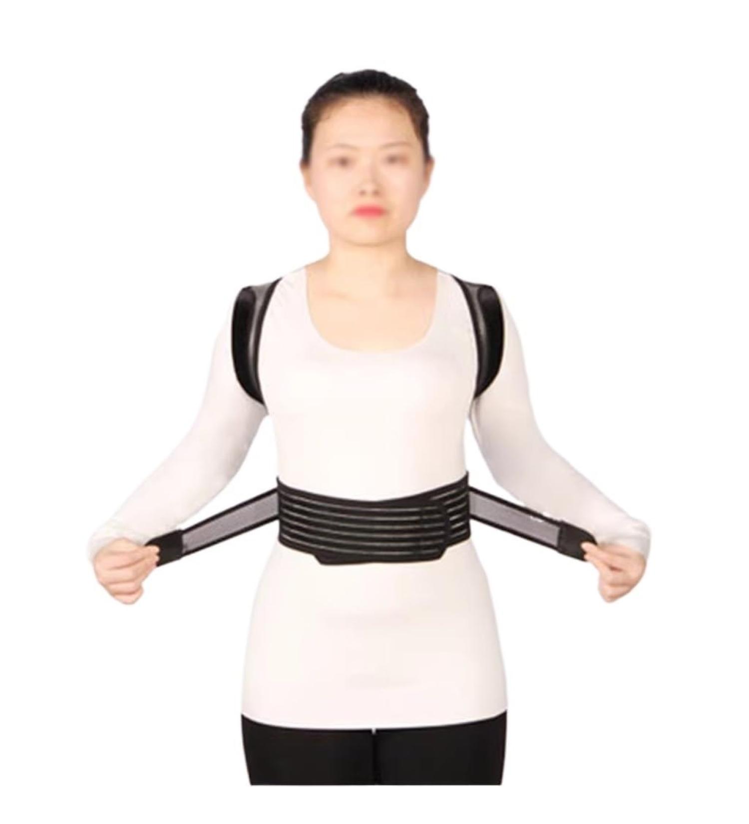 Thin Adult Back Correction Belt - Hunchback Shoulder Support (M Code) | Improve Posture & Comfort - Buy Online on GoSupps.com