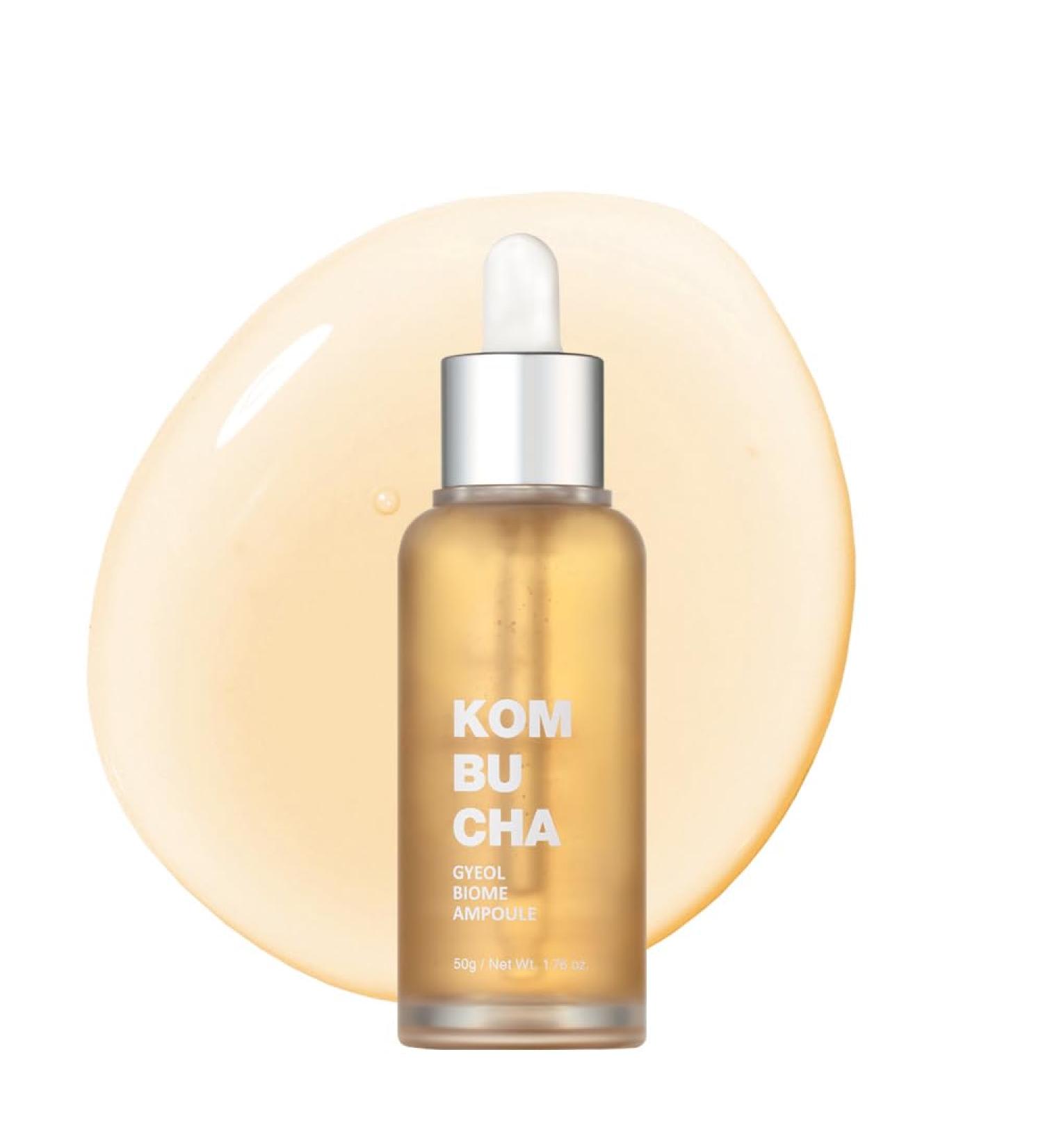 Elishacoy | Kombucha Gyeol-Biome Ampoule 50 ml / 1.69 fl oz Fermented Kombucha 506-Hour Extract, Radiance & Barrier Repair Serum-Ampoule, Vegan Skincare - Buy Online on GoSupps.com
