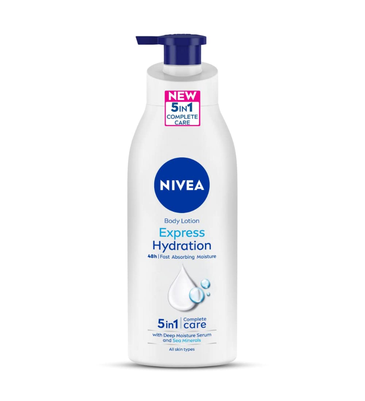 Nivea Express Hydration Body Lotion (400 ml) - Fast Absorbing Moisturizer - Buy Online on GoSupps.com