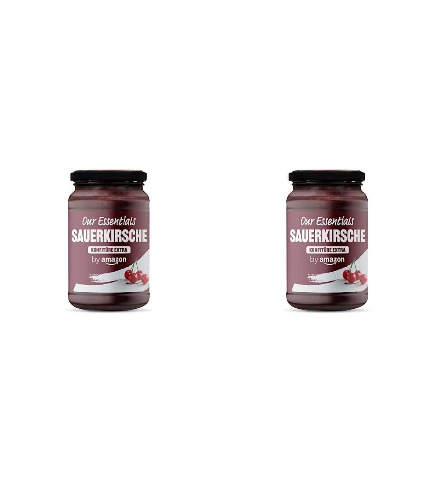 Amazon Sour Cherry Jam Extra 450g (Pack of 2) - Premium Quality Fruit Spread for Delicious Treats | International Shipping Available - Buy Online on GoSupps.com