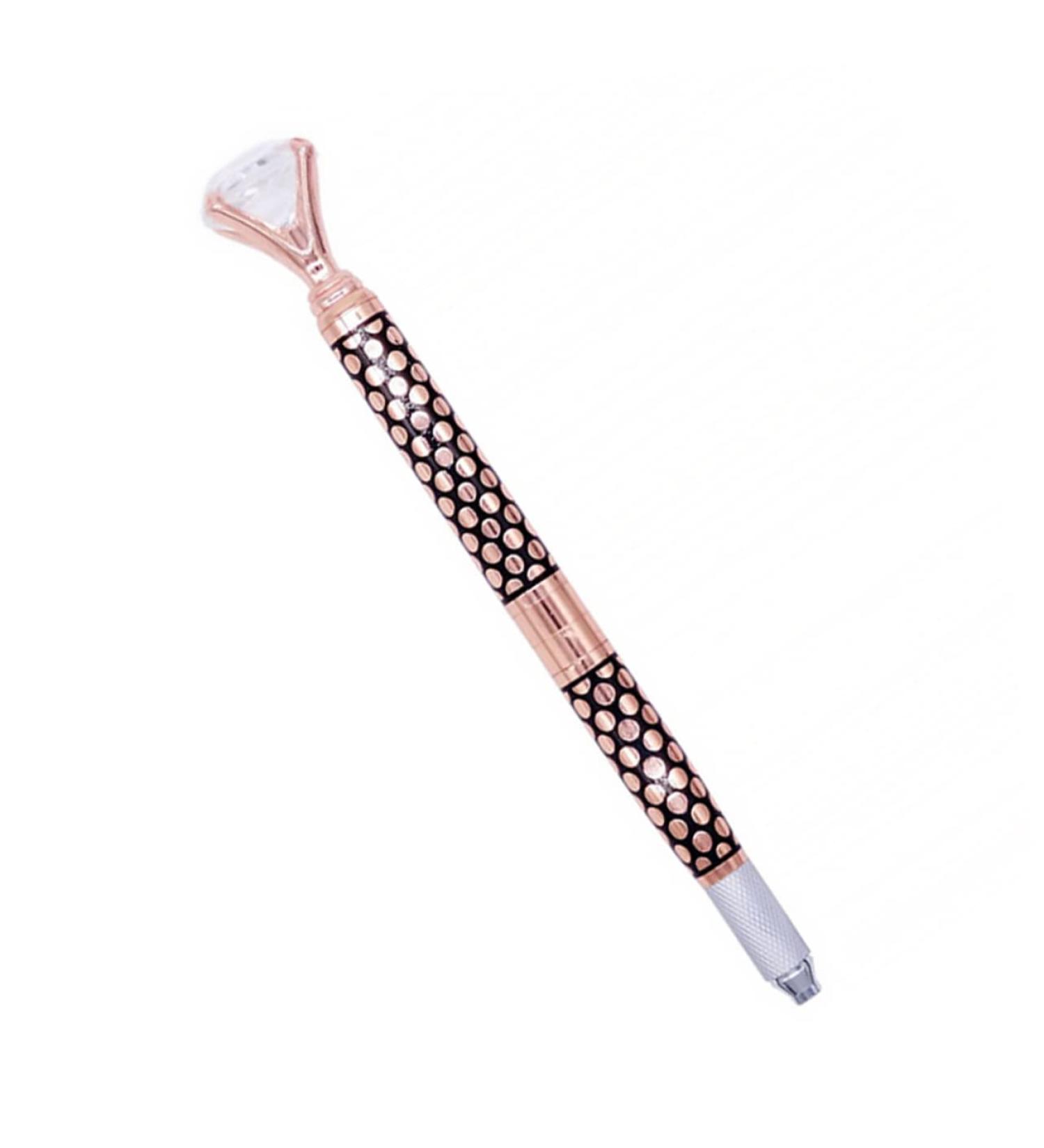 Baluue 3 Embroidery Pen Eyebrow Pen Brow Pencil Makeup Pen Makeup Tool Golden Aluminum Alloy - Buy Online on GoSupps.com