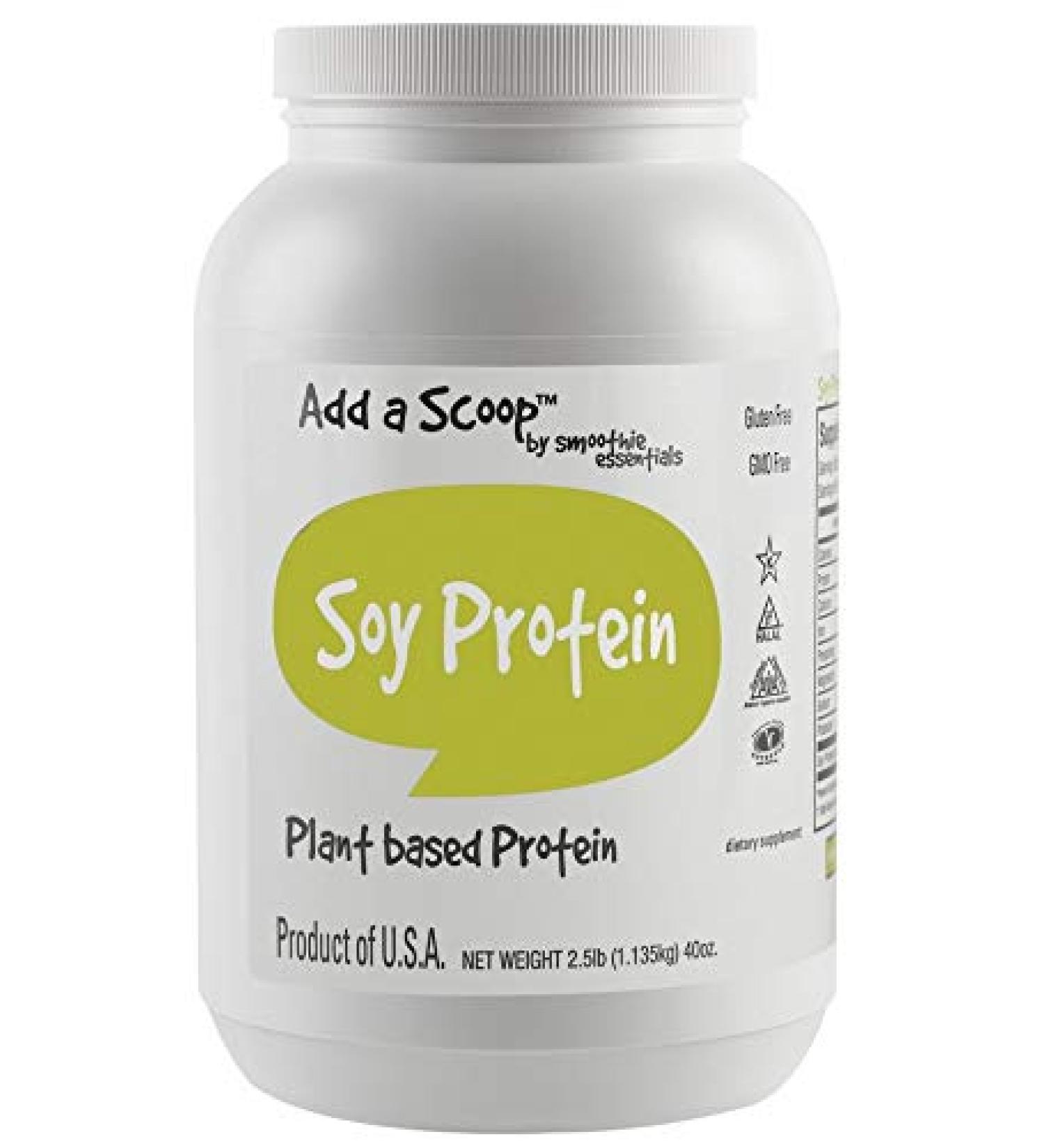 Add a Scoop Soy Protein Blend 2.5 Lb Bottle - Buy Online on GoSupps.com