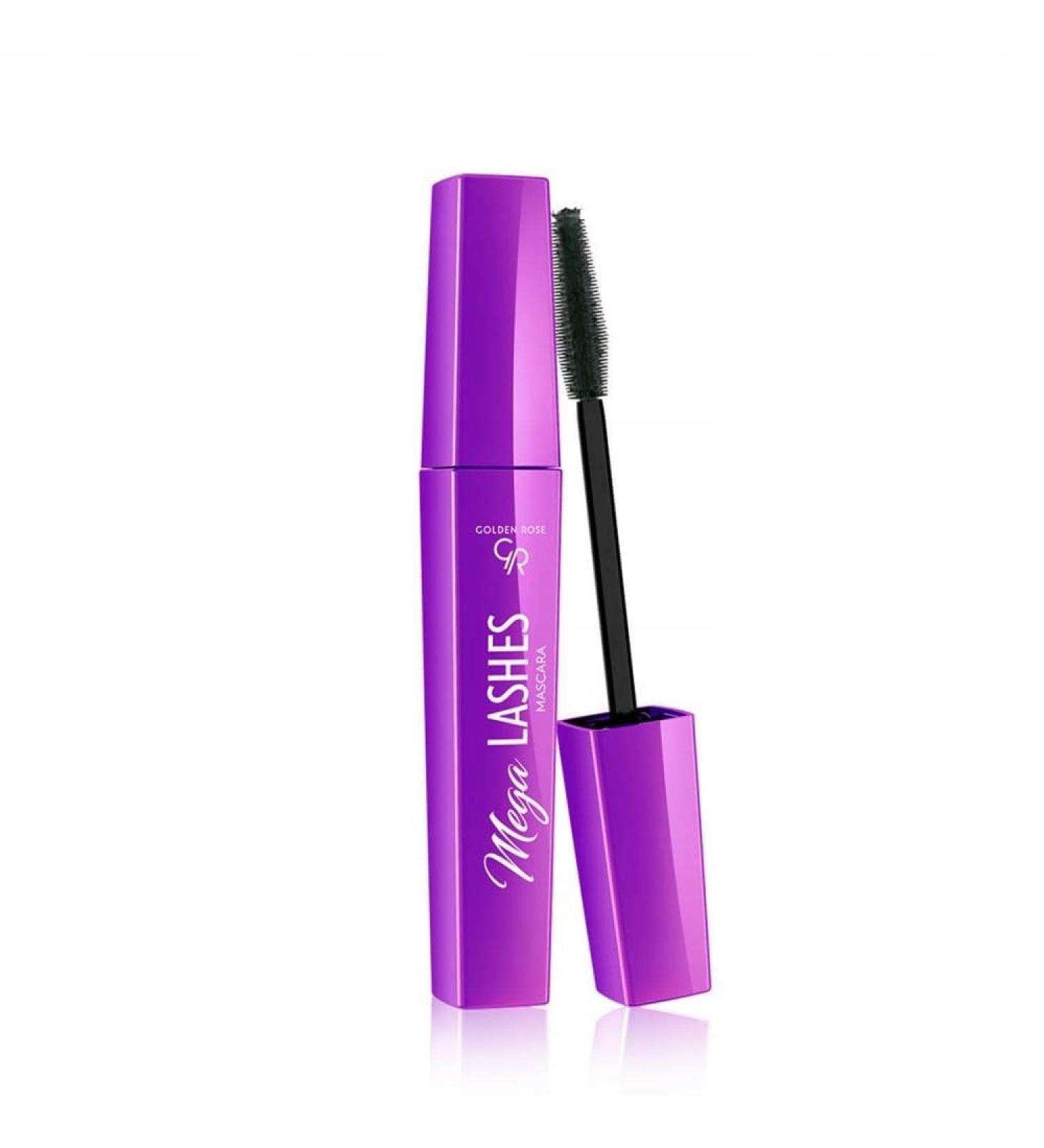 Mega Lashes Mascara - Deep Black - Golden Rose - Makeup - Black 12 Ml - Buy Online on GoSupps.com