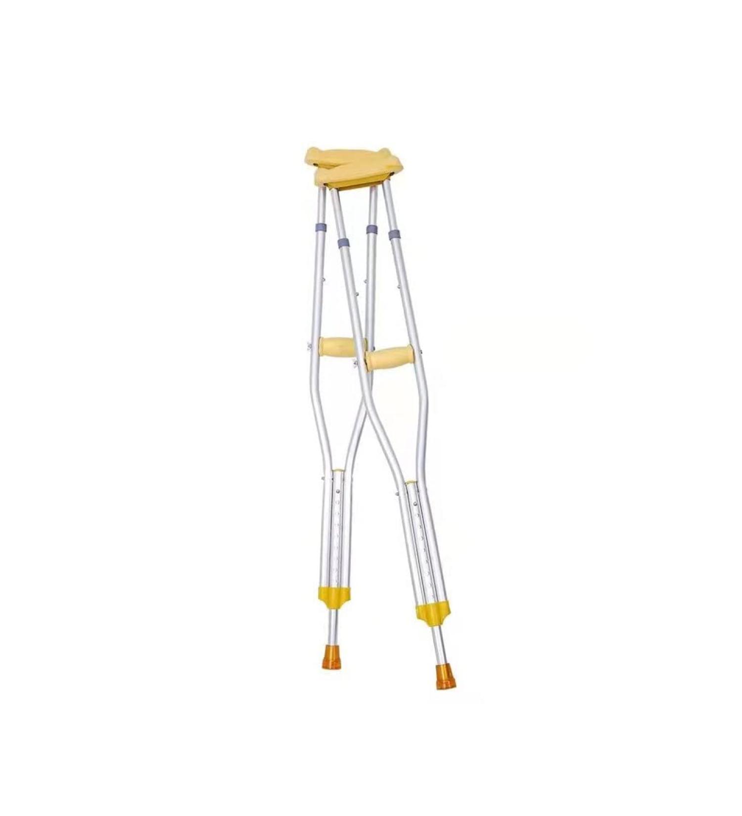 Aluminium Underarm Crutches Stainless Steel Double-Lift Crutches Aluminium Double-Lift Crutches (Color : Yellow) Smooth Sailing - Buy Online on GoSupps.com