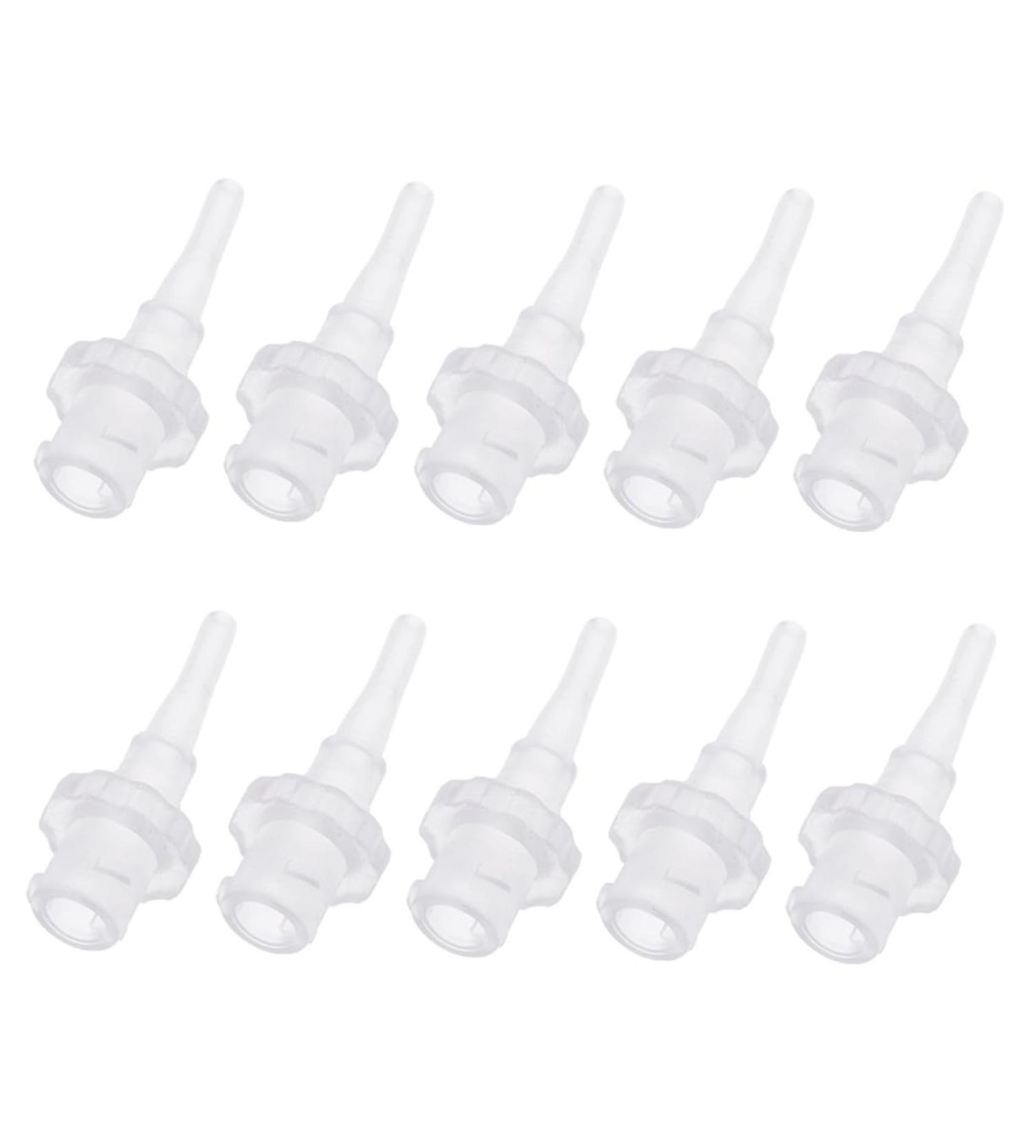 COOLHIYA 10pcs Disposable Ear Washer Replacement Tips Conical Bottle Ear Cleaning Tools for Stable Fit Safe PP Material - Buy Online on GoSupps.com