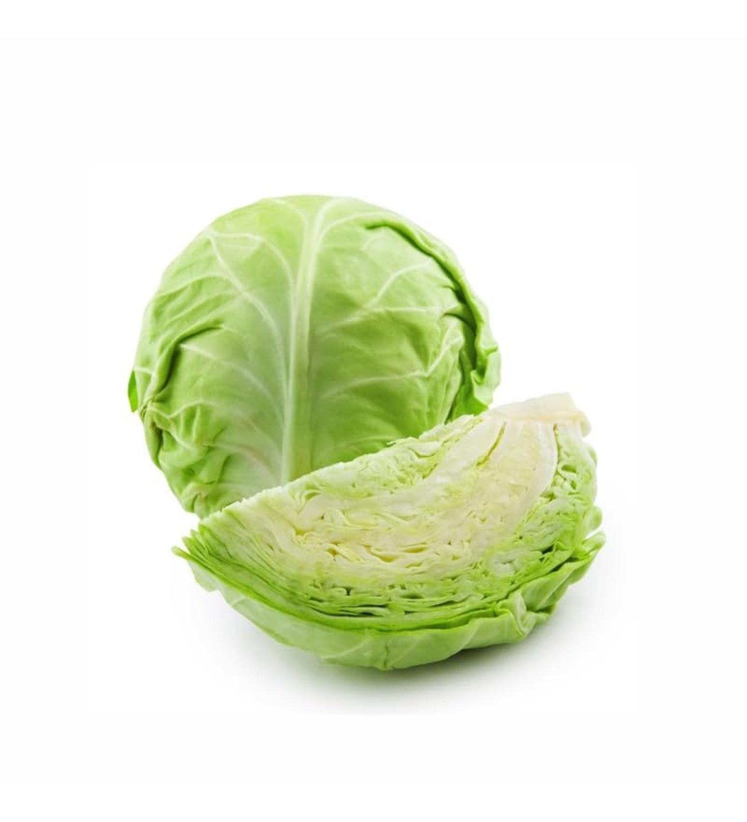 Veenas Fresh Green Cabbage |Approx 800G | 100% Fresh Vegetable | Indian Origin
