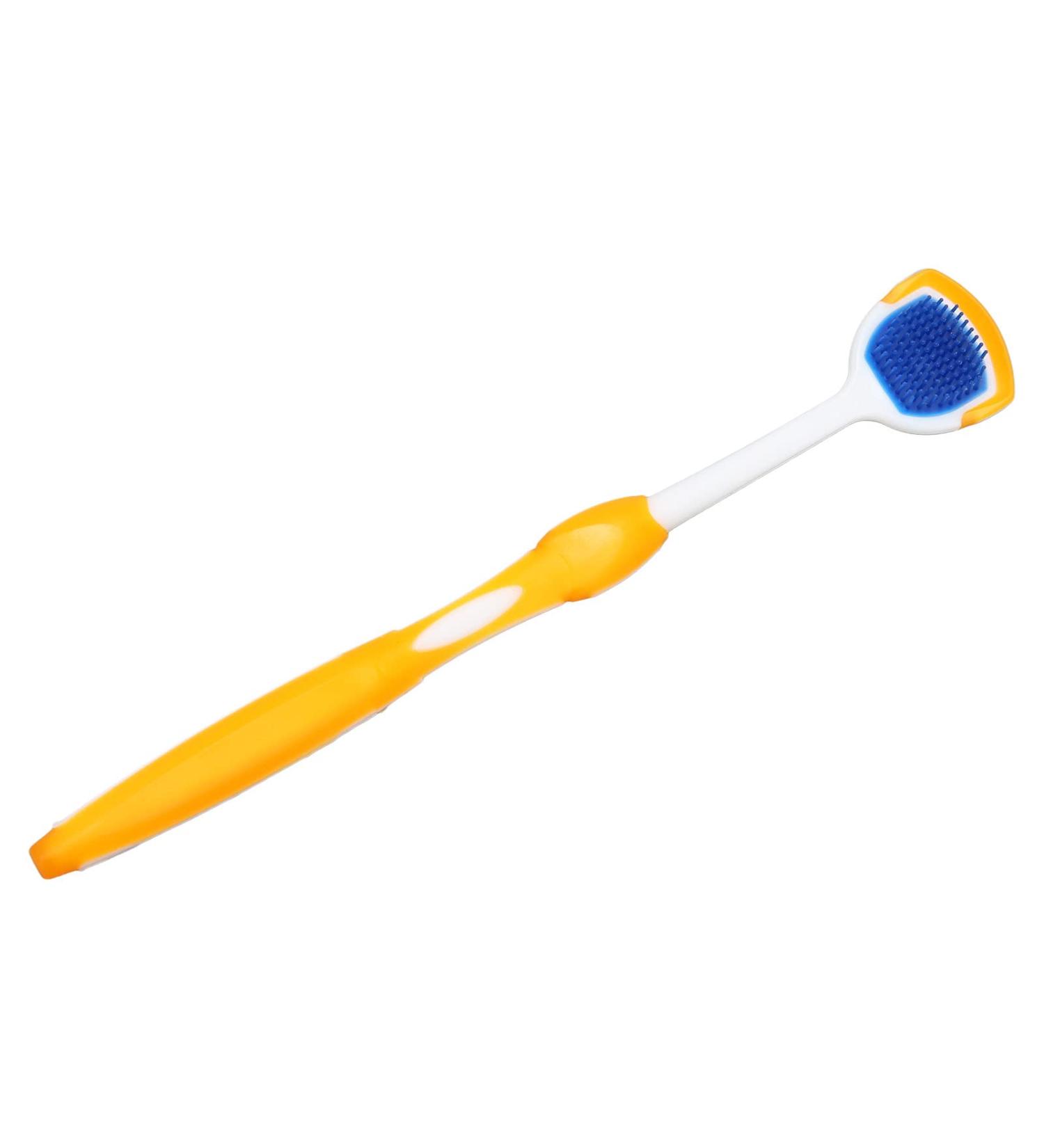 10 Silicone Tongue Cleaning Brushes - Adhesive Tongue Scrapers for Optimal Oral Hygiene | International Shipping Available - Buy Online on GoSupps.com