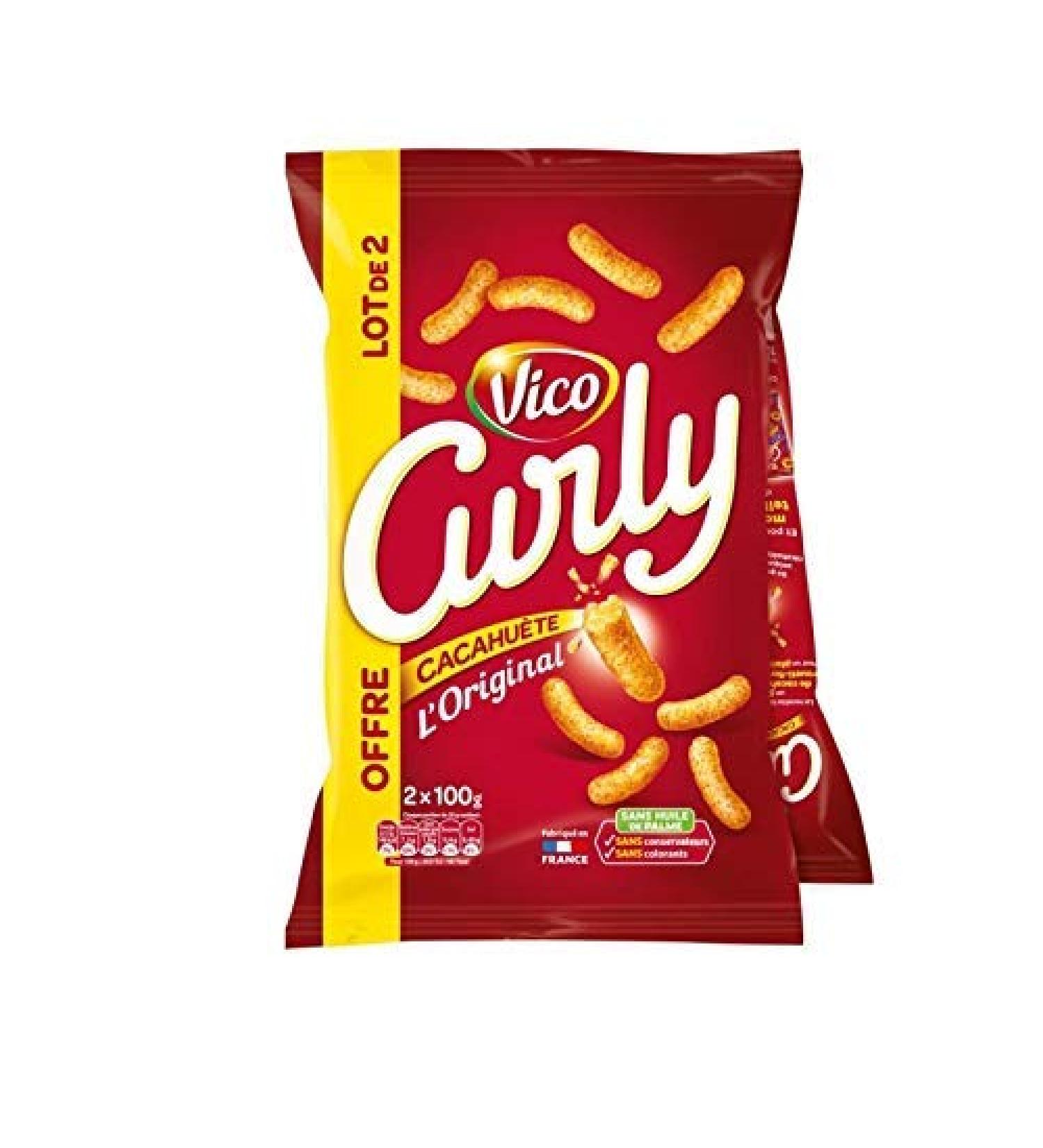 VICO CURLY Curly Peanut 200 g Pack of 4