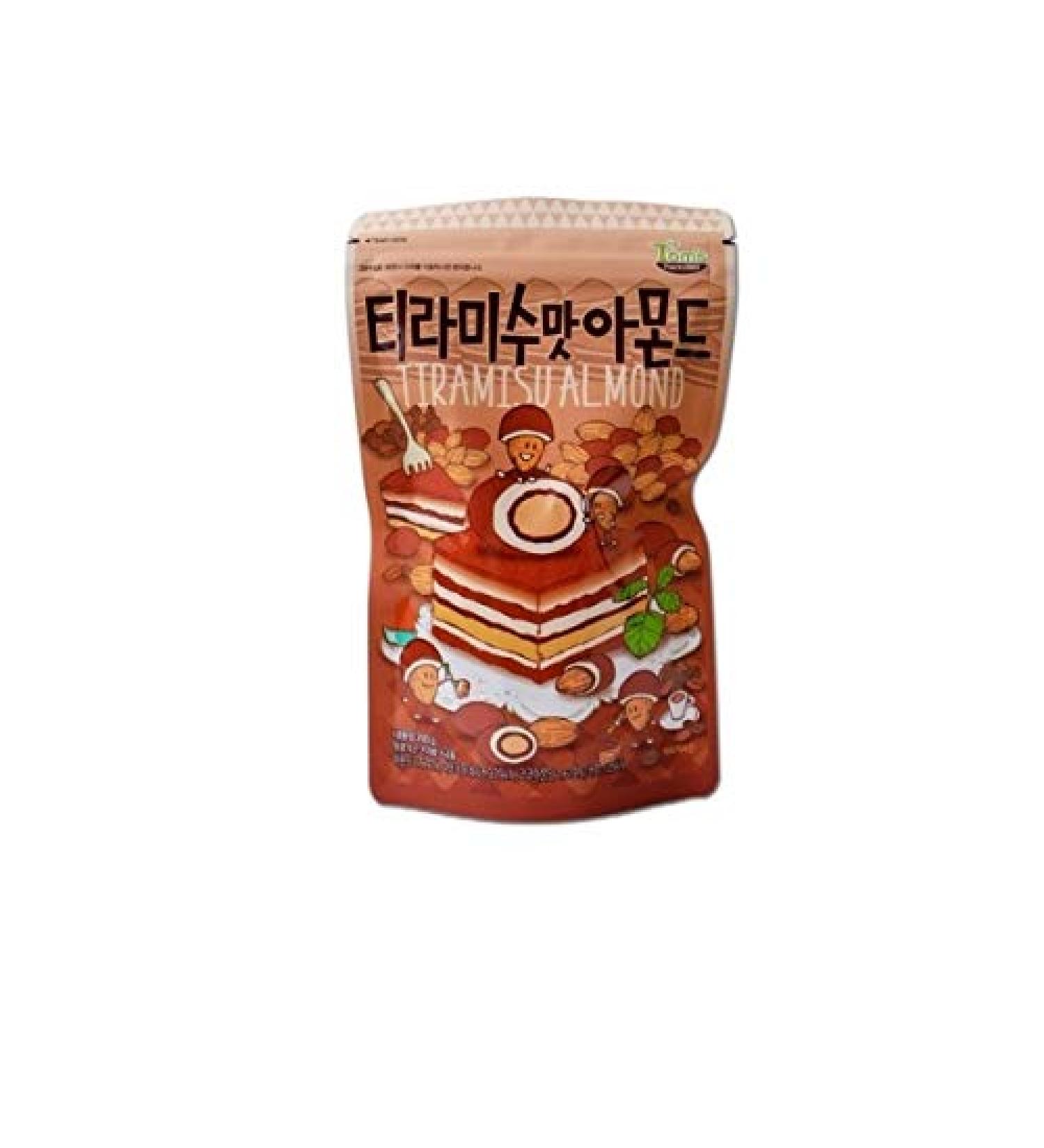 Gilim Tom's Farm Almond (190g 6.70 oz) Honey Butter Wasabi Tiramisu Cookie and Cream Starlight Pangpang Korea Sweet Nut Snack New 2019 (Tiramisu 1Pcs) - Buy Online on GoSupps.com