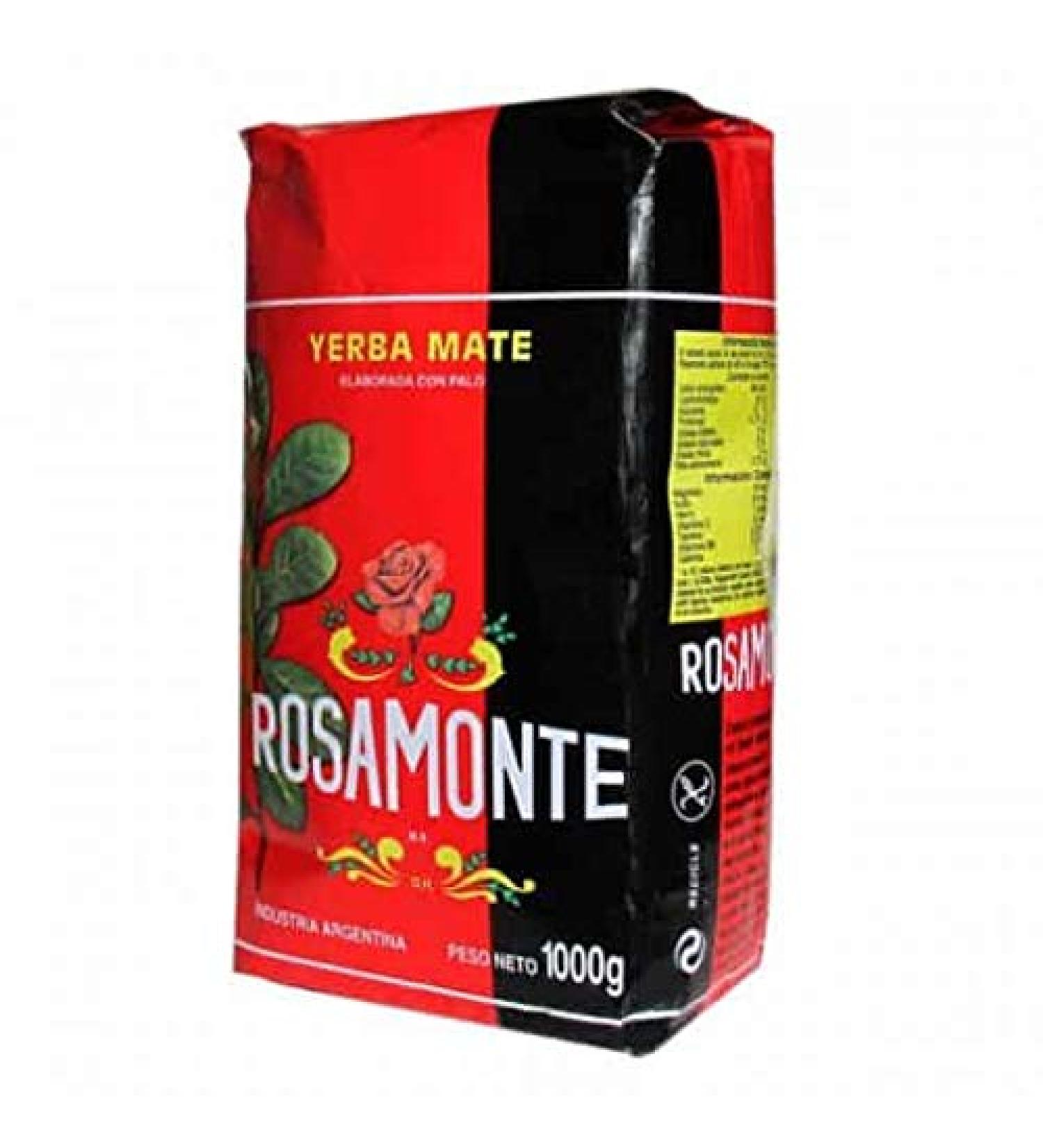 Rosamonte Rosamonte Yerba Mate (With Stems) 1 Kg (Lot De 3)