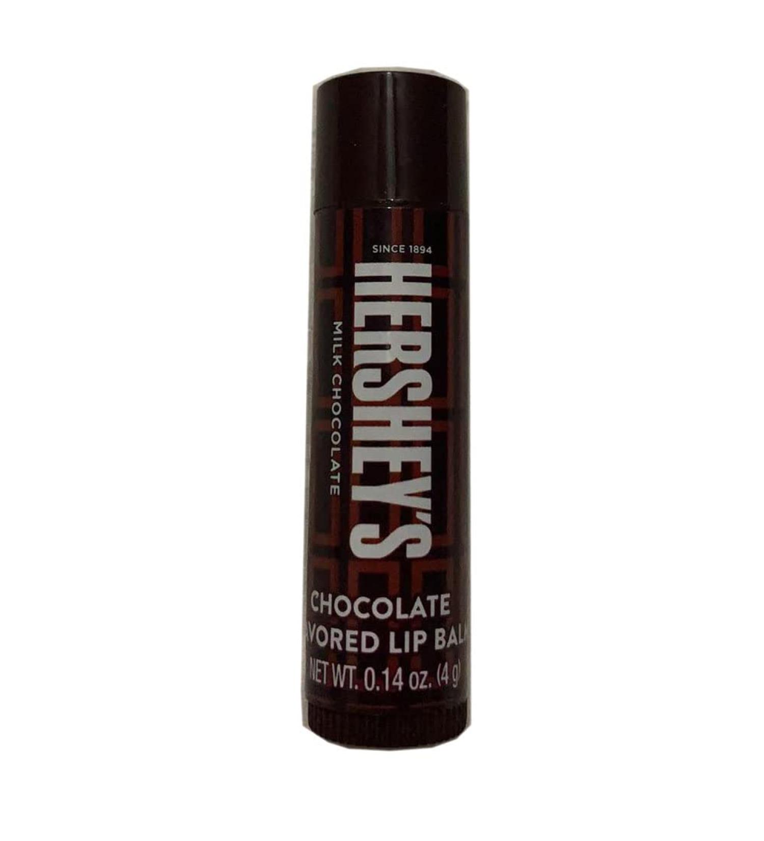 1 Hershey Lip Balm Hersheys Milk Chocolate Flavored Lip Balm Net Wt. 0.14 oz 4g