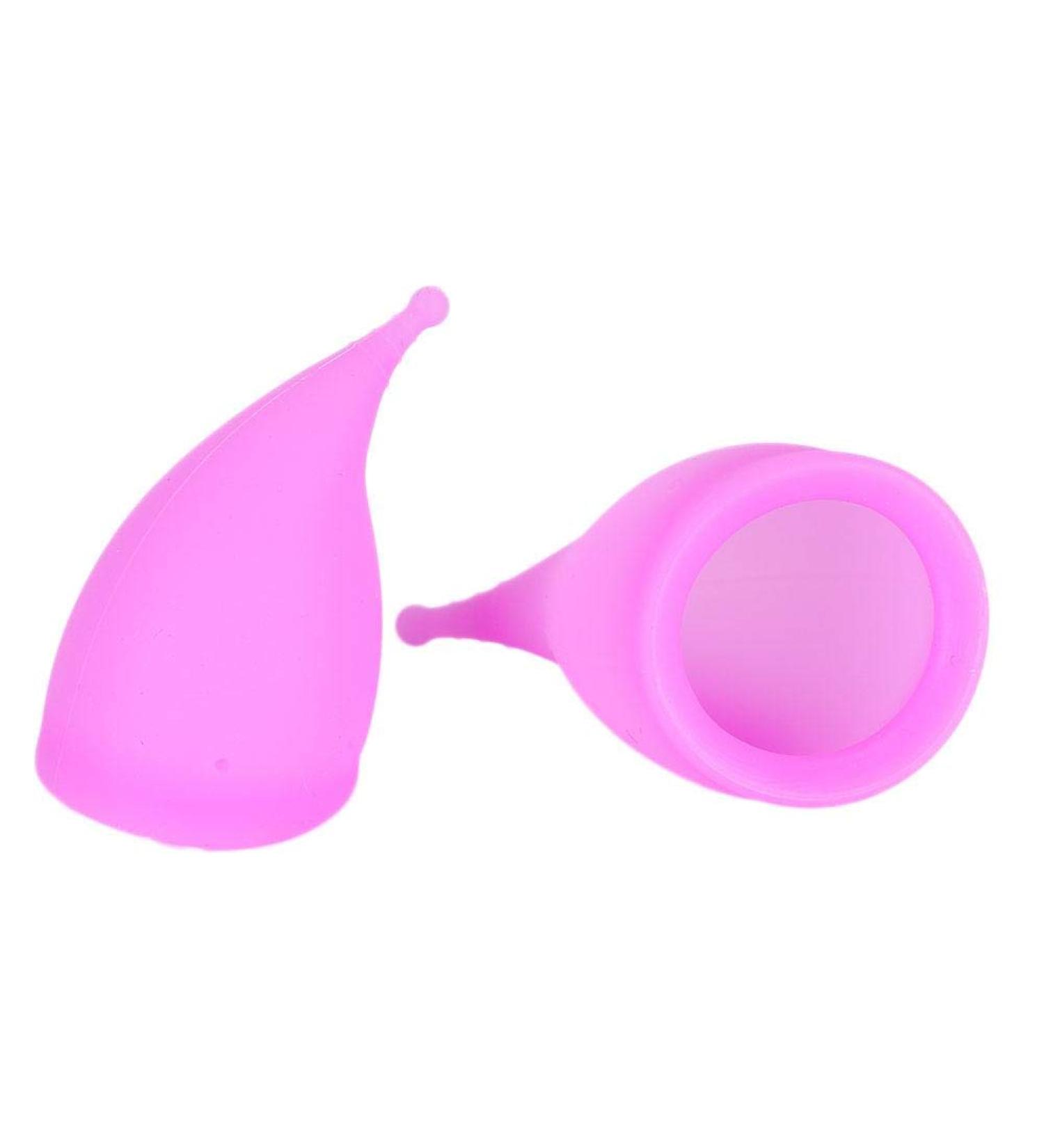 Silicone Menstrual Cup | Comfortable & Reusable Female Hygiene Solution | Safe Period Collector (#3) - Buy Online on GoSupps.com
