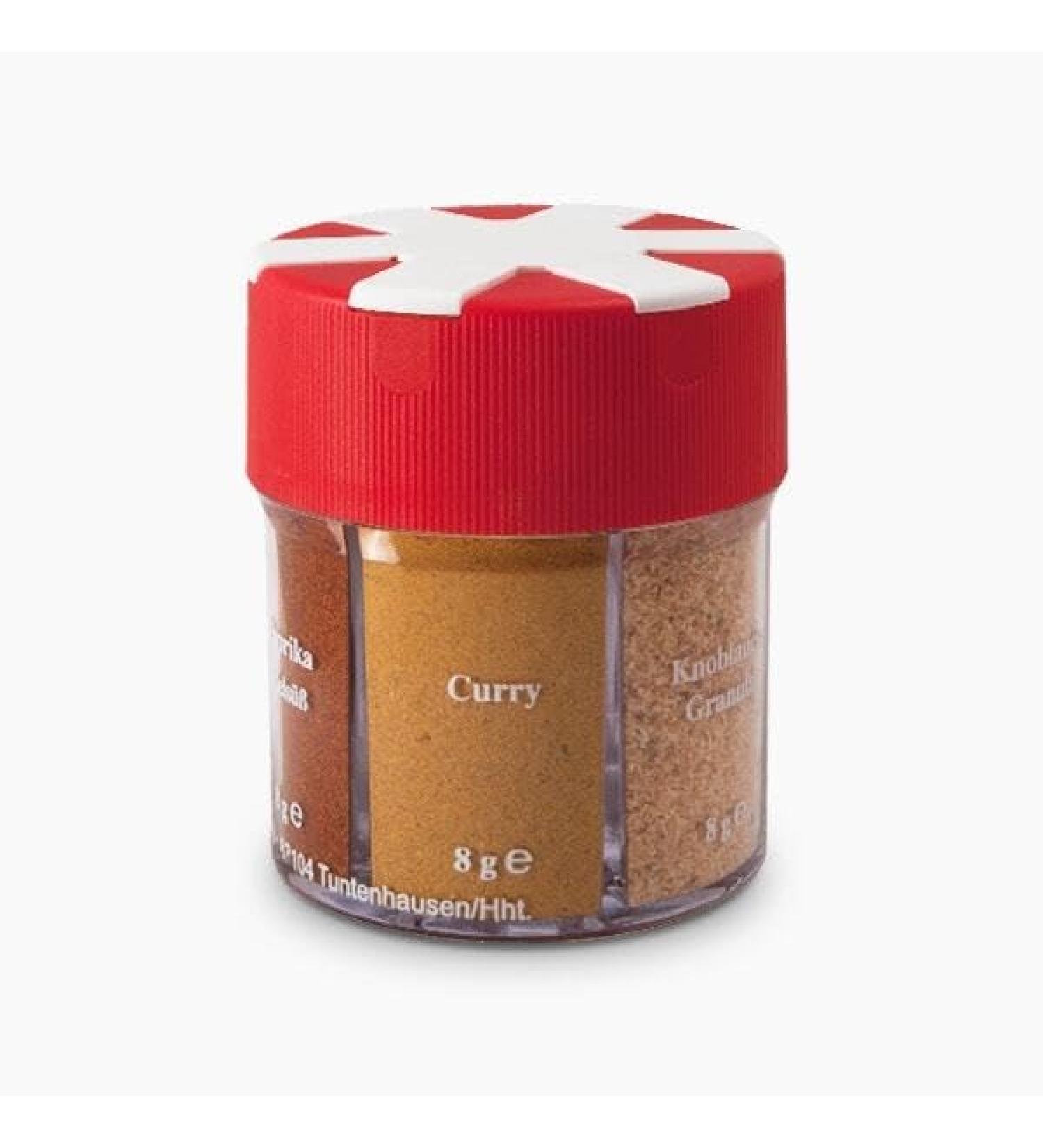 Ration1 Spice Shaker Set XXL 6-in-1 | 2 Pack Spice Mix for Camping Hiking & Home | Chilli Pepper Salt Curry Garlic Paprika - Buy Online on GoSupps.com