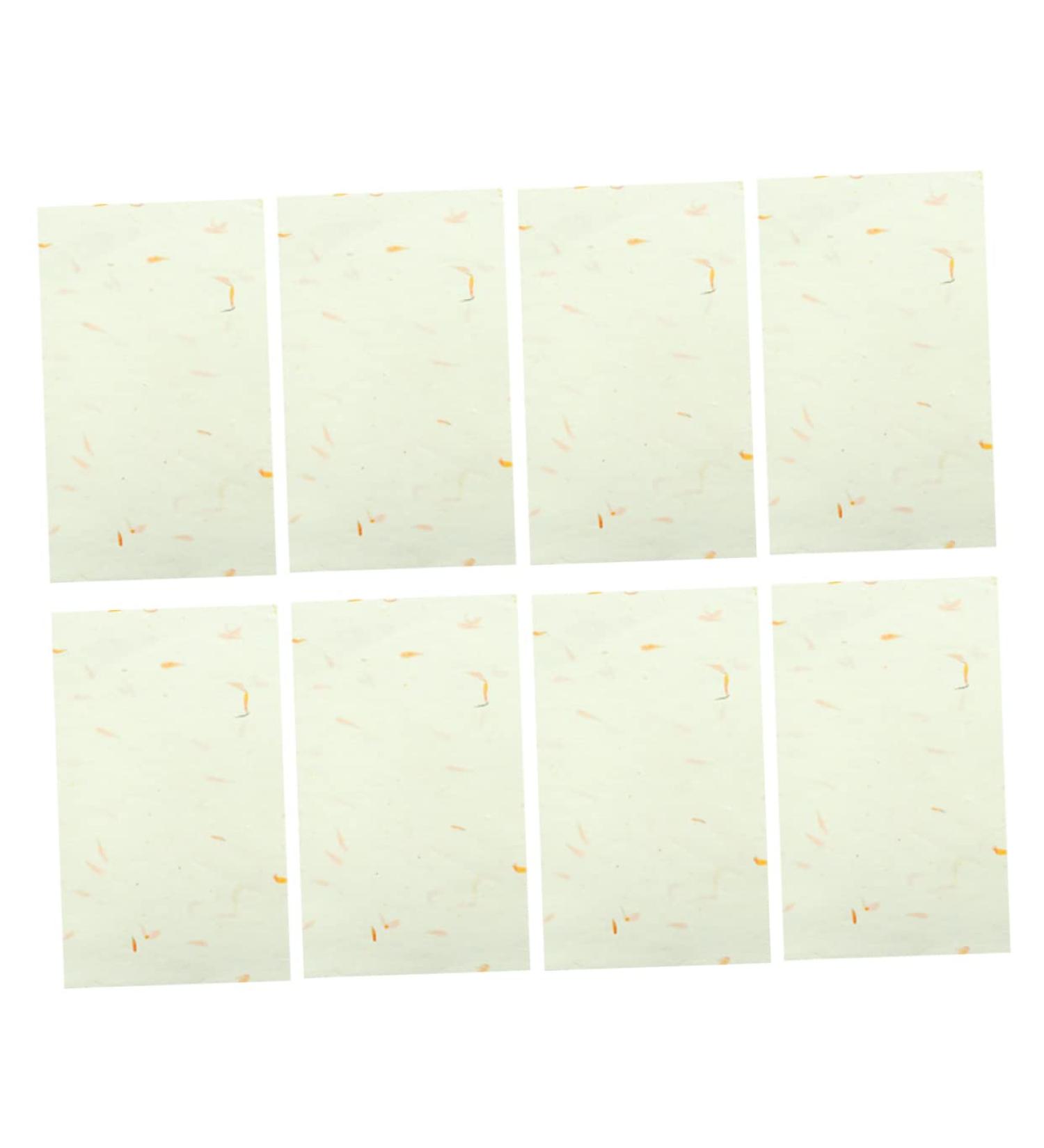 STOBOK 40 sheet Writing Drawing Elegant Chinese Supplies Xuan Paper for School Leaf Natural Unique White - Buy Online on GoSupps.com