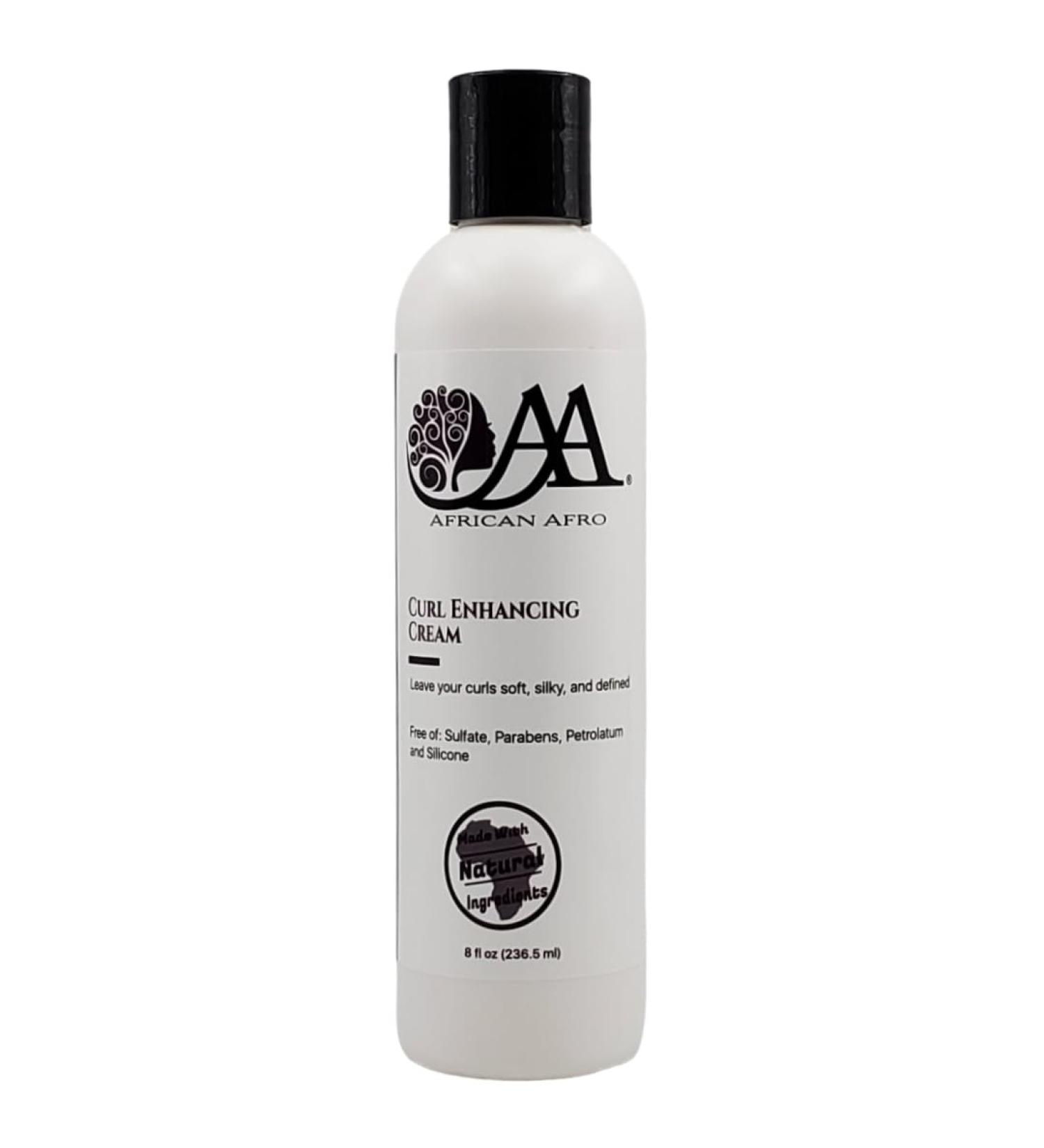 African Afro Curl Enhancing Cream - All-Natural Curl Defining Cream for Medium to Coarse Curls with Avocado Oil | Paraben Sulfate & Silicone Free | 8 Fl Oz | Cruelty-Free International Shipping - Buy Online on GoSupps.com