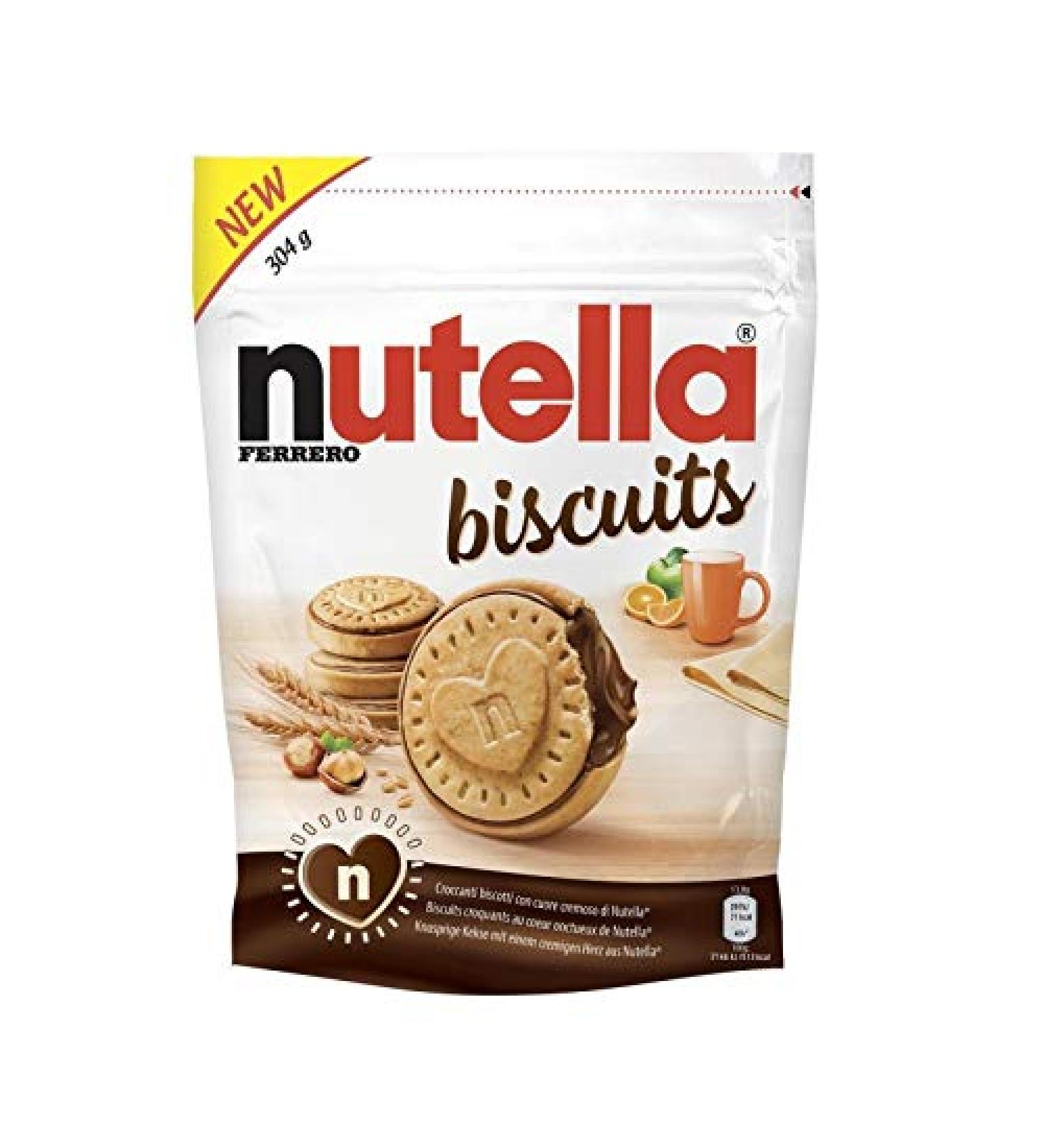 Nutella - Biscuits 304G - Set of 4 - Price per pack - Buy Online on GoSupps.com