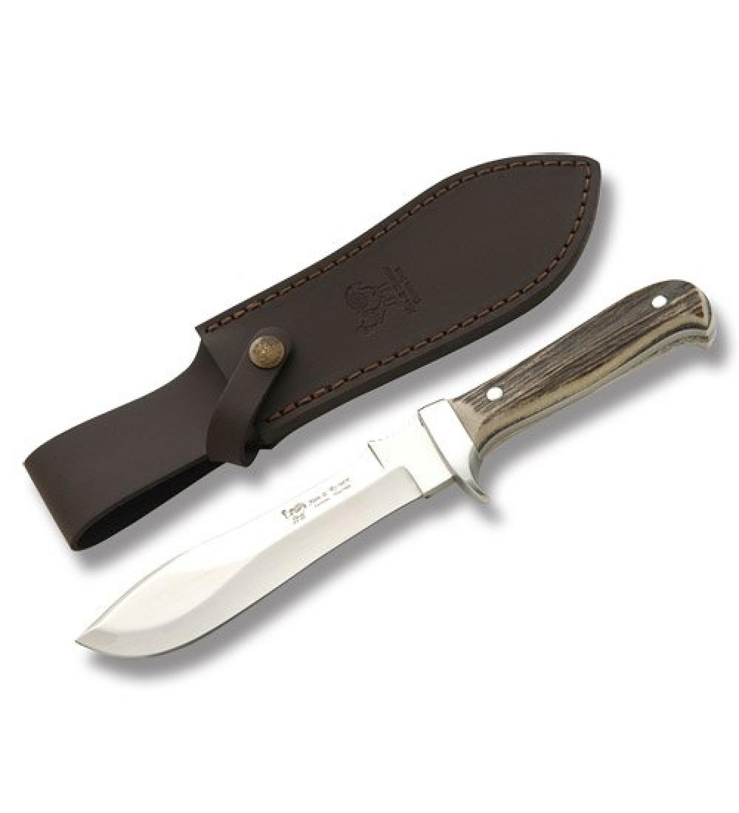 Hen & Rooster 10-5/8" Bowie with Stag Handle