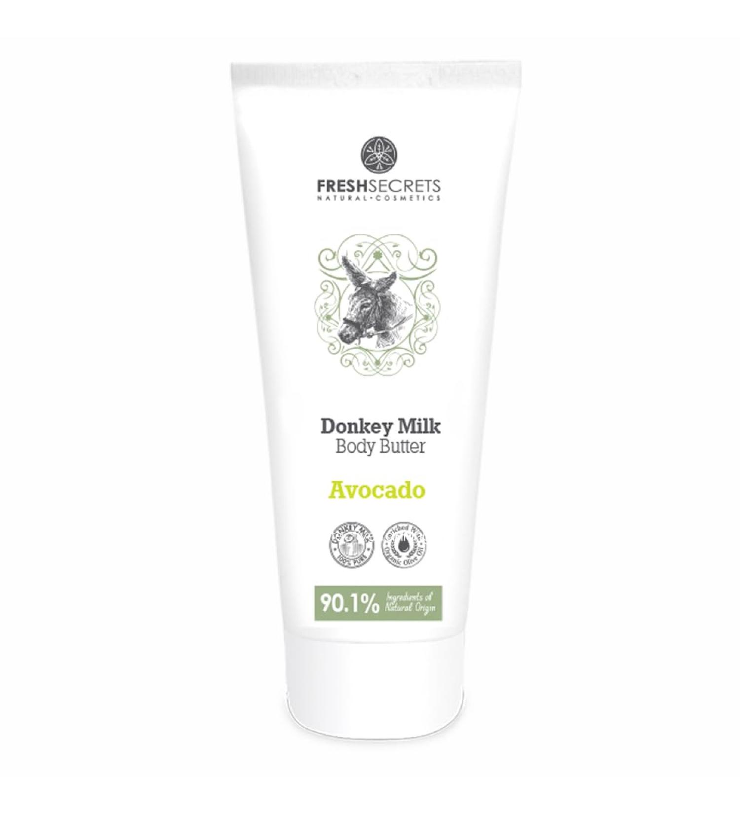 Fresh Secrets 40914 Donkey milk and avocado body butter 200 ml