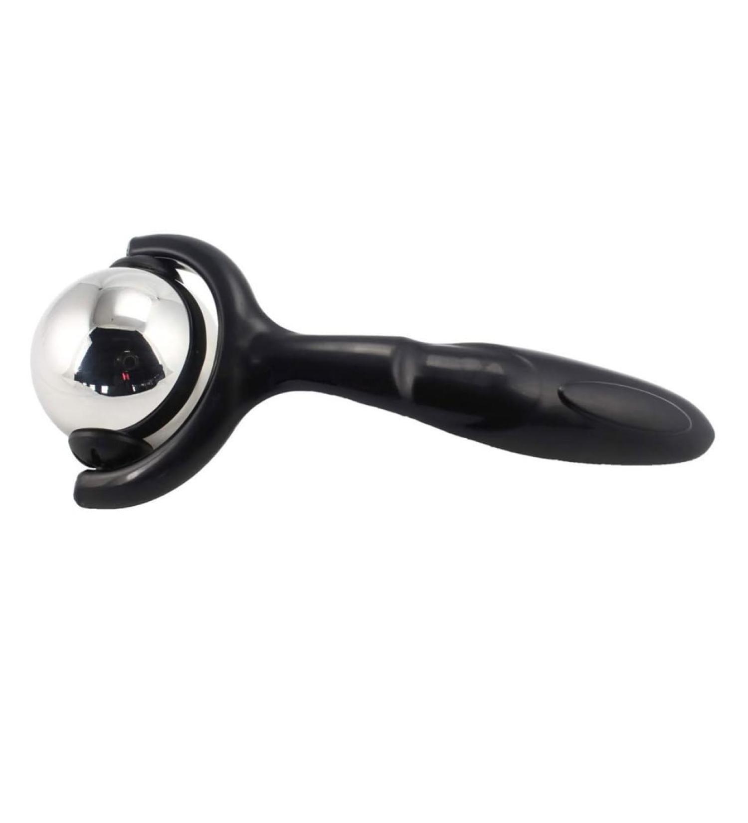 Premium Roller Massage Ball for Body Neck Shoulder & Thighs - Stainless Steel Physiotherapy Muscle Relief - Buy Online on GoSupps.com