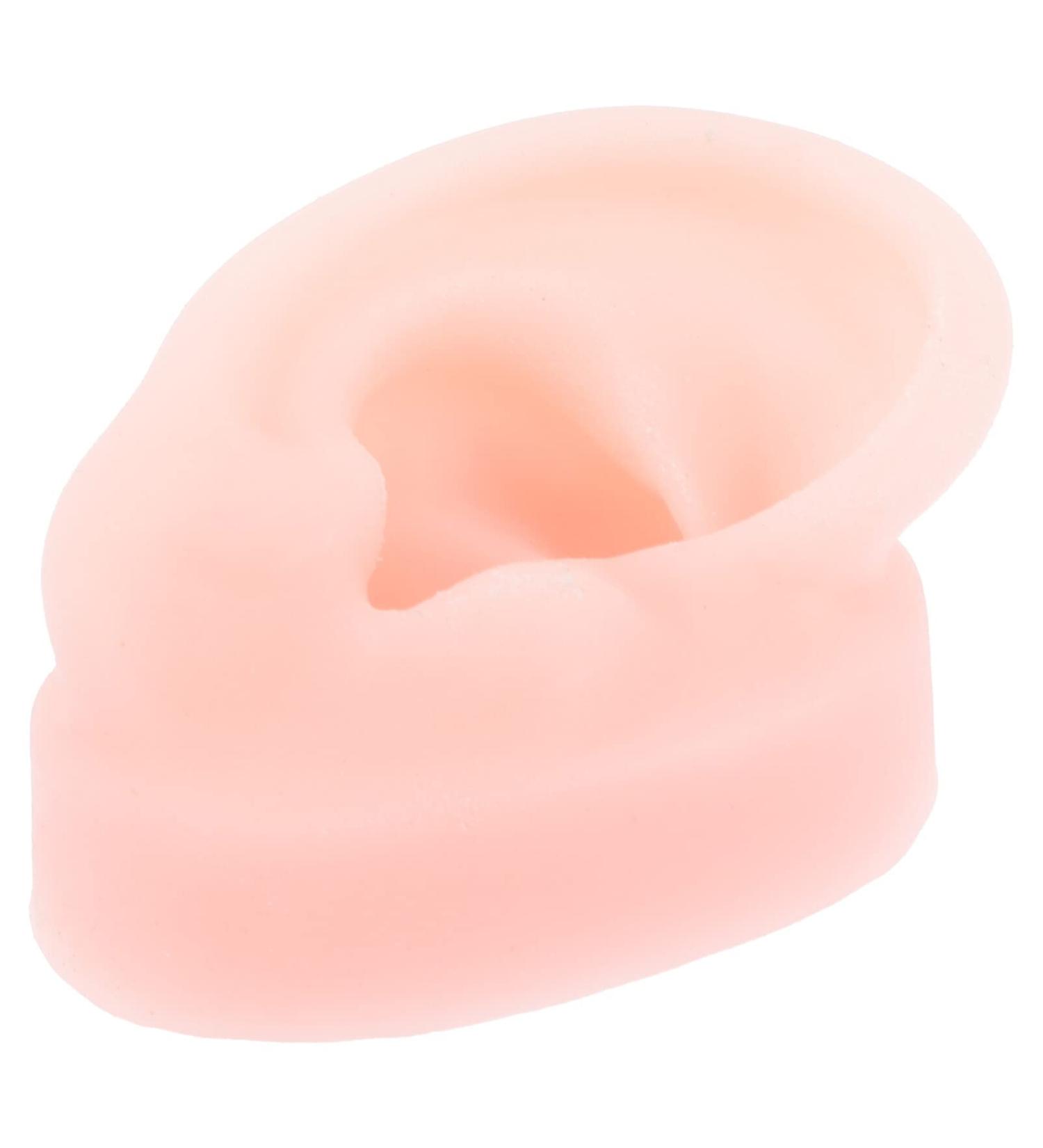 iplusmile Soft Silicone Human Ear Model - Right Ear for Hearing Aids, Earrings & Education - Flesh Color - Buy Online on GoSupps.com