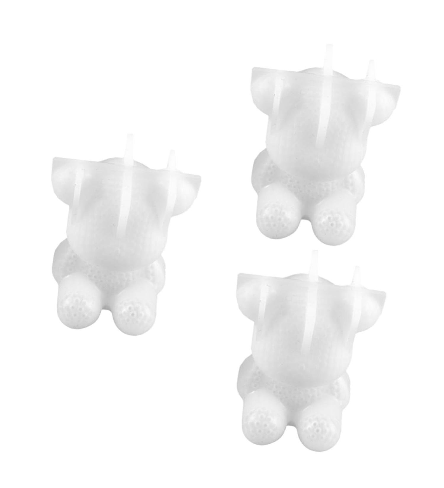 Operitacx 3 Pcs Table Silicone Mold Silicone Molds Easter Resin Molds Crafts Casting Mold Rabbit Candle 3d Whitex3pcs 7.65X9.5CMx3pcs - Buy Online on GoSupps.com