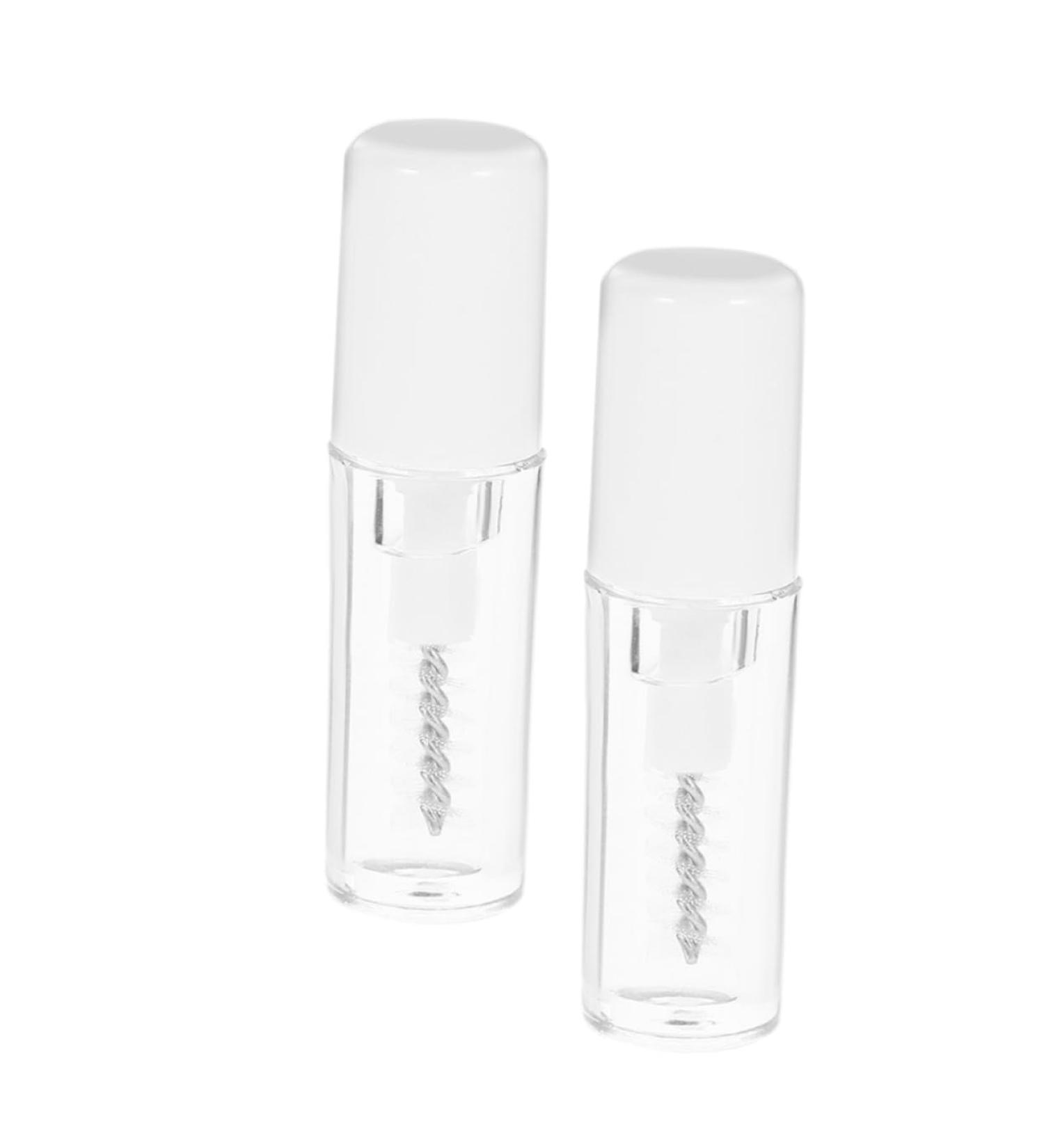 Beatifufu 2pcs Eyelash Raincoat Clear Rain Coat Tubular Mascara Essence Mascara Gels Plastic Transparent - Buy Online on GoSupps.com