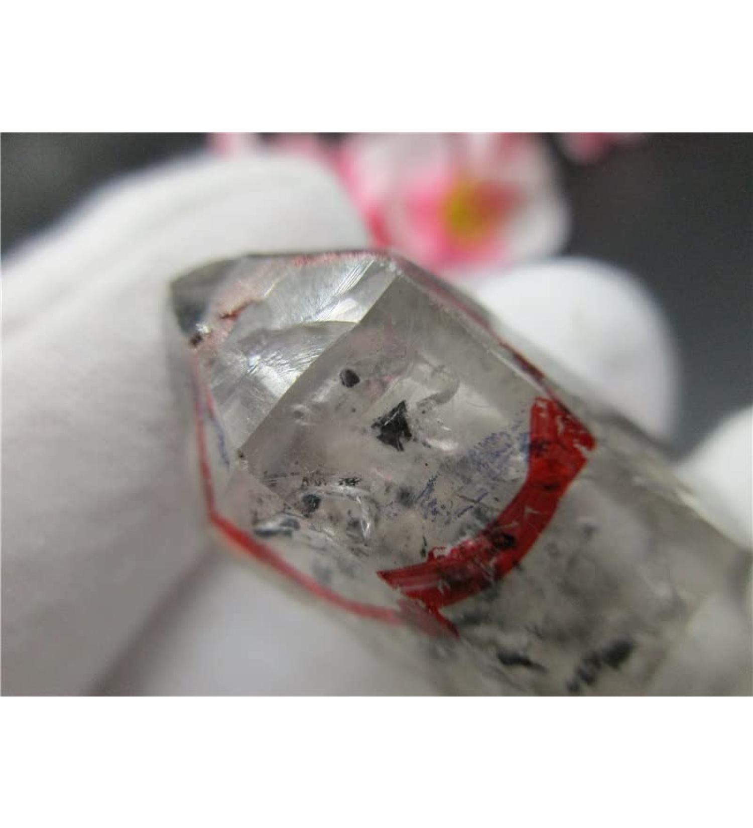 Rare! Natural Clear Quartz Movable Water Gall Stone Reiki Fengshui Crystal Stones Natural Stone and Minerals Full of Texture - Buy Online on GoSupps.com