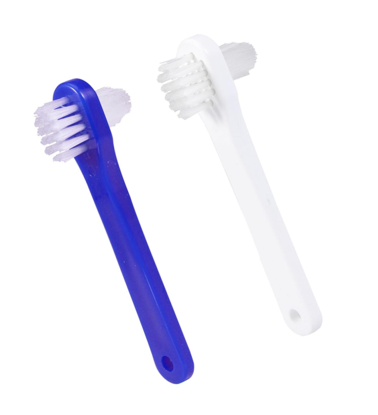 Hapinary 4-in-1 Prosthesis Cleaning Tool | Double-Sided Denture Brush for Easy Cleaning | Durable Prosthesis Brush - Buy Online on GoSupps.com