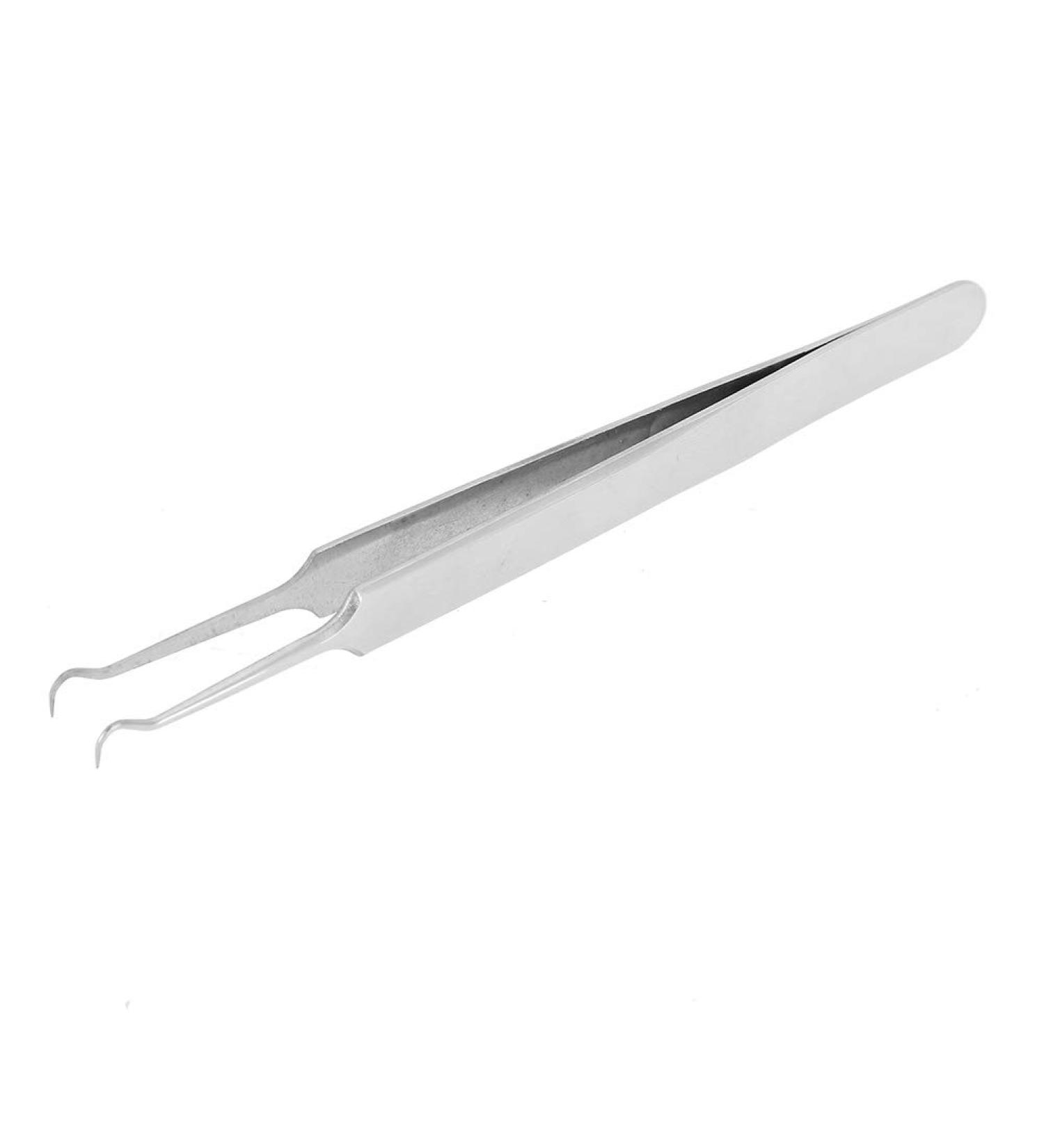 Blackhead Tweezers - Curved Stainless Steel Pimple Extractor & Facial Care Tool for Clear Skin - Buy Online on GoSupps.com