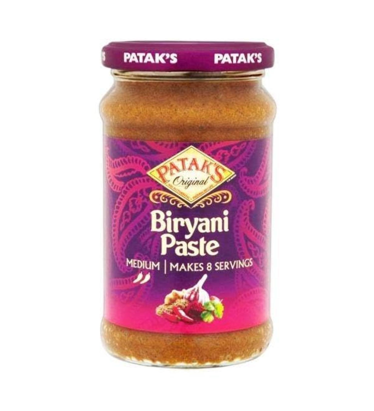 Patak's Biryani Spice Paste | Authentic Indian Recipe | Aromatic Spices | 283g | (Pack of 2) - Buy Online on GoSupps.com