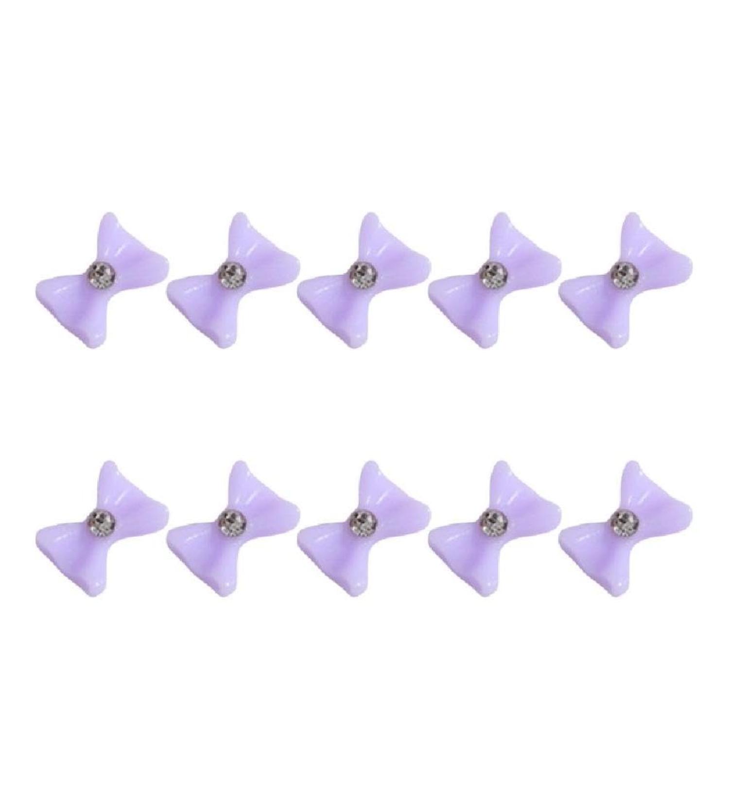 10Pcs 3D Bowknot Crystals Nail Charms Bow Nail Art Decor Rhinestones Press On Nails Manicure Accessories for Women Nail Embellishments Resin Rhinestone Nail Decorations Nail Charms - Buy Online on GoSupps.com